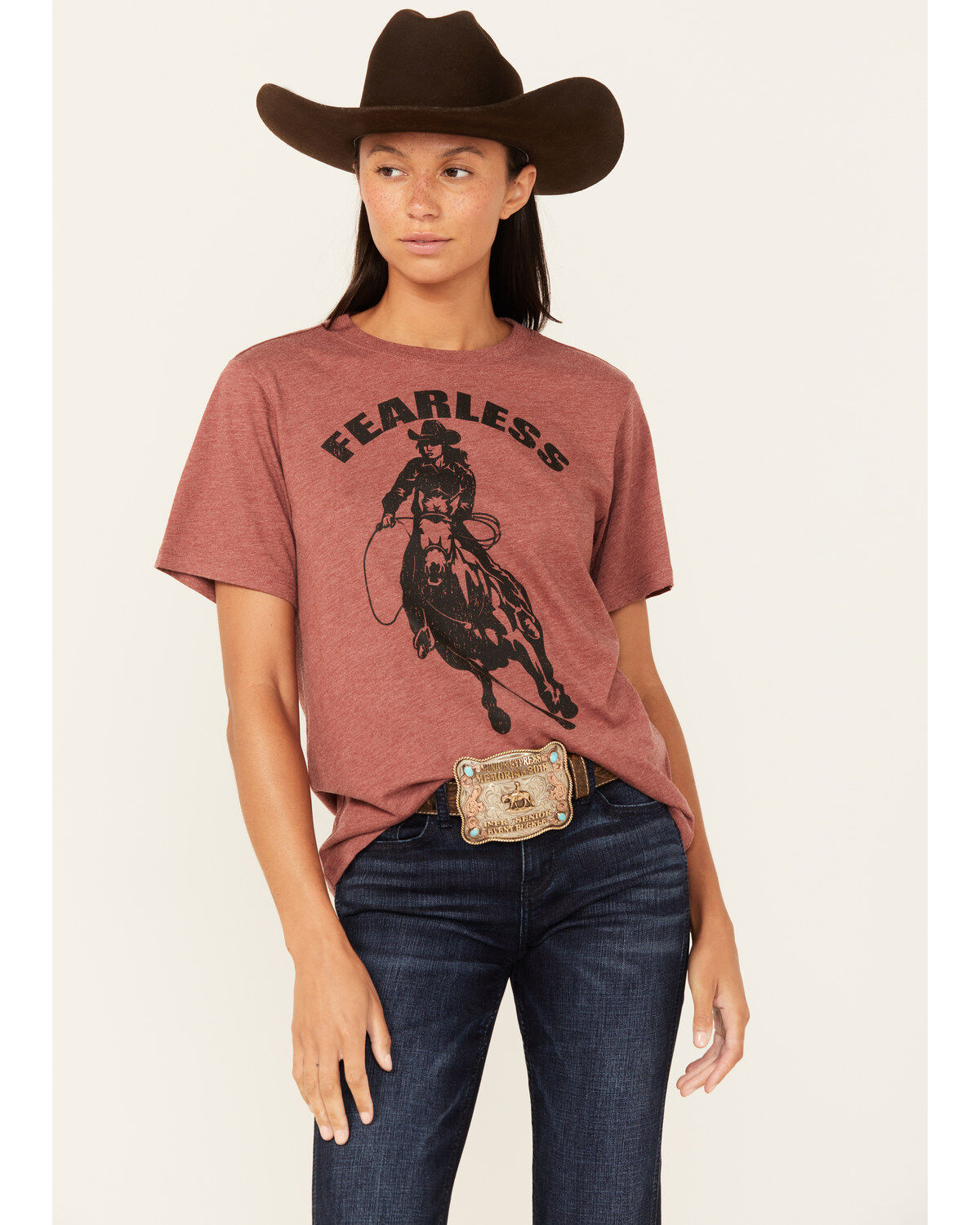 Shyanne Women's Fearless Short Sleeve Graphic Tee