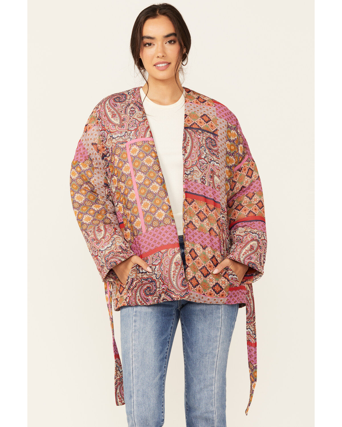 Molly Bracken Women's Livia Patchwork Shacket