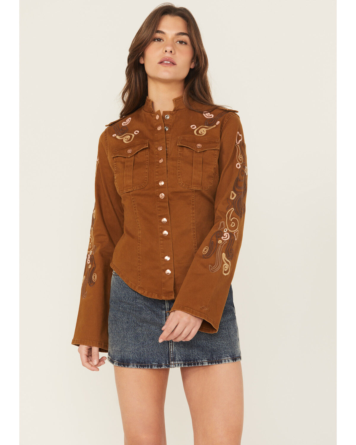 Wrangler X Lainey Wilson Women's Wildflower Embroidered Jacket