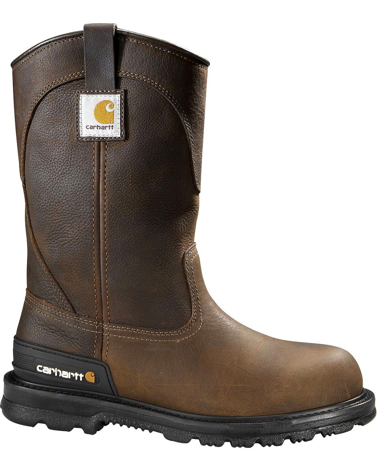 Carhartt Unlined Wellington Pull-On Work Boots - Soft Toe