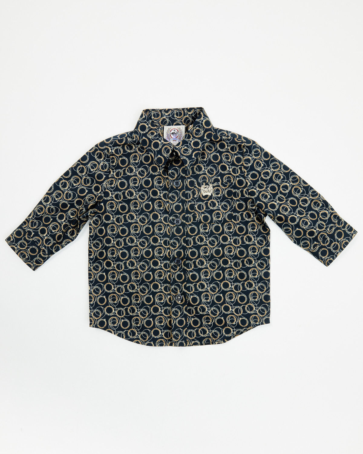 Cinch Infant Boys' Geo Print Long Sleeve Button-Down Western Shirt