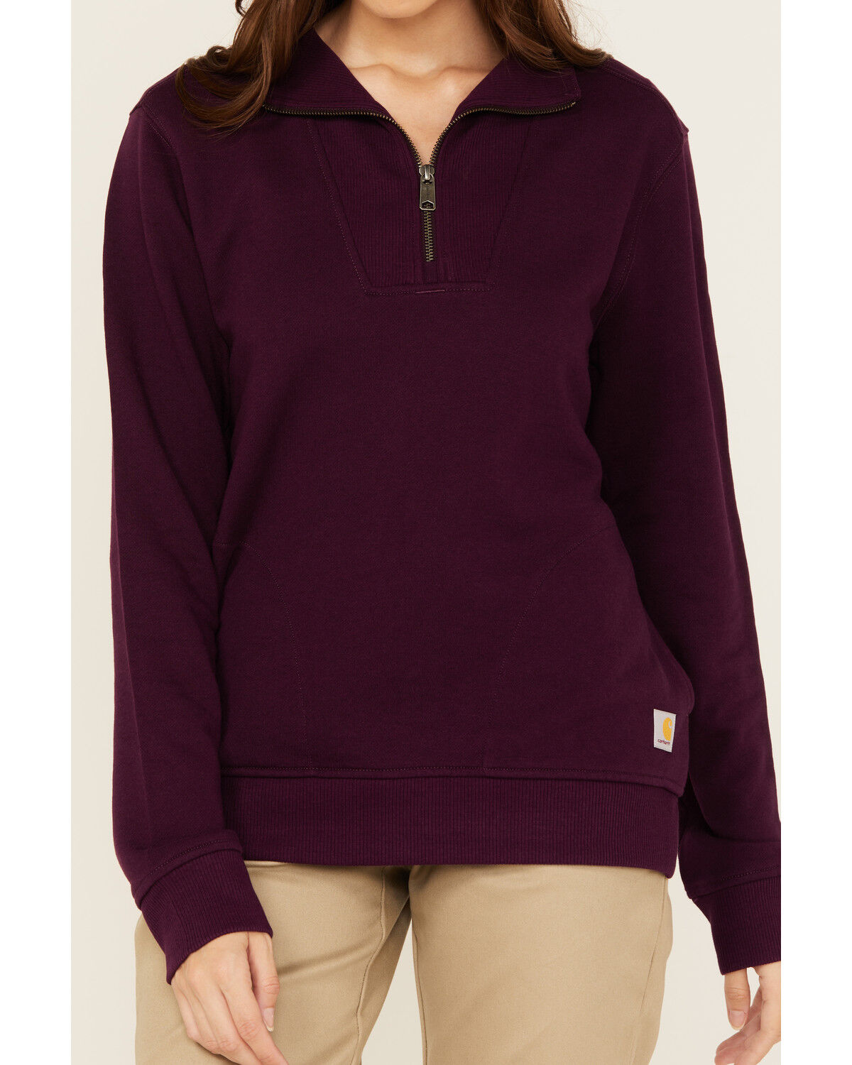 Carhartt Women's Tencel® Fiber Series Relaxed Fit Half-Zip Sweatshirt