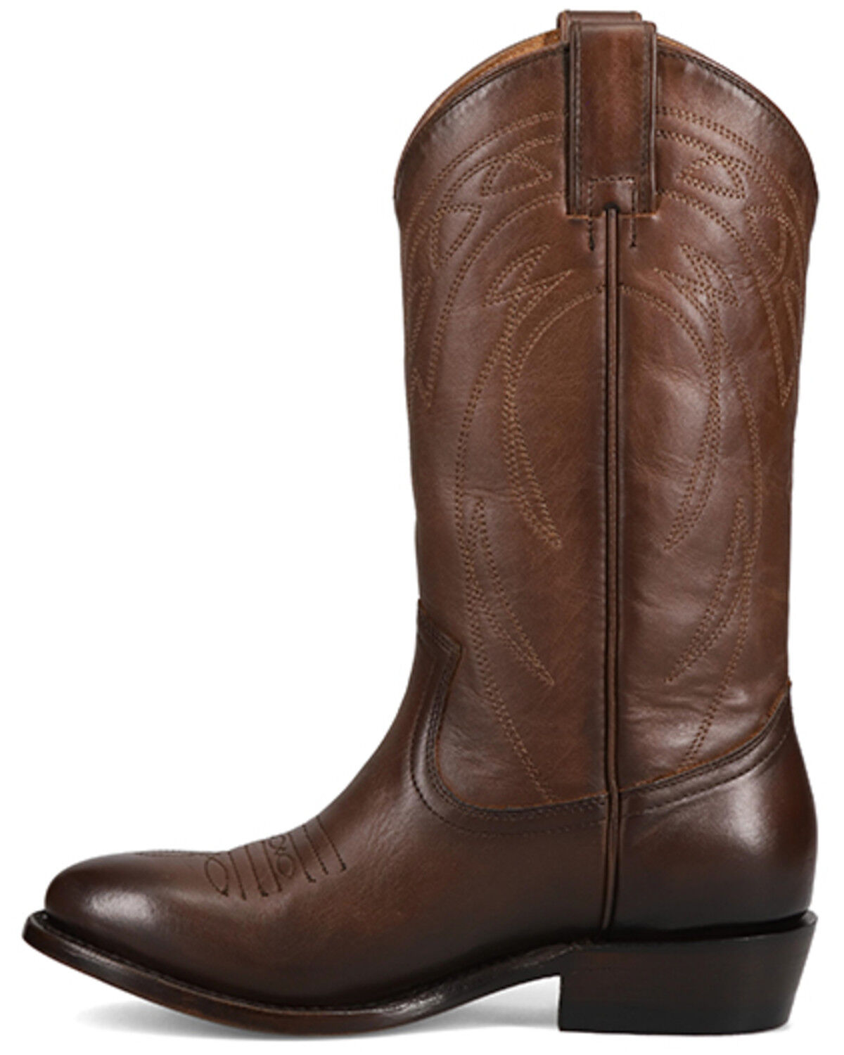 Frye Women's Billy Pull-On Deco Stitch Western Boots - Round Toe