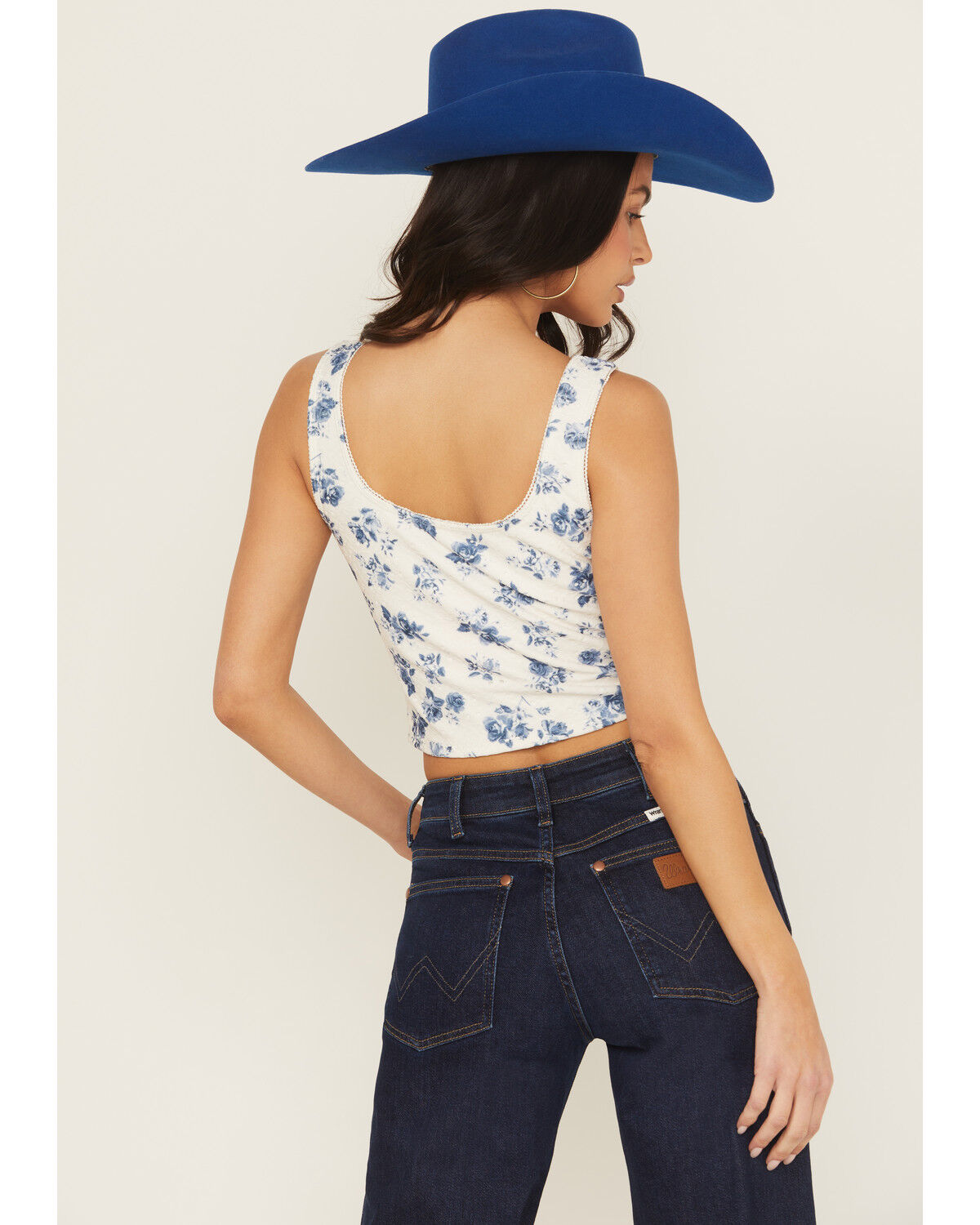 Shyanne Women's Floral Print Corset Top