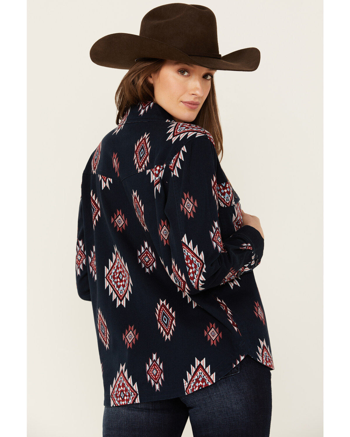 Shyanne Women's Buffalo Southwestern Print Shacket