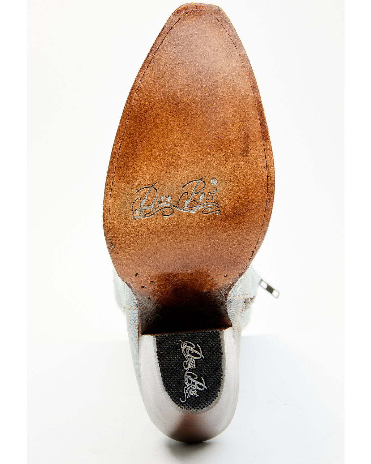 Dan Post Women's Denim Tall Western Boots - Snip Toe