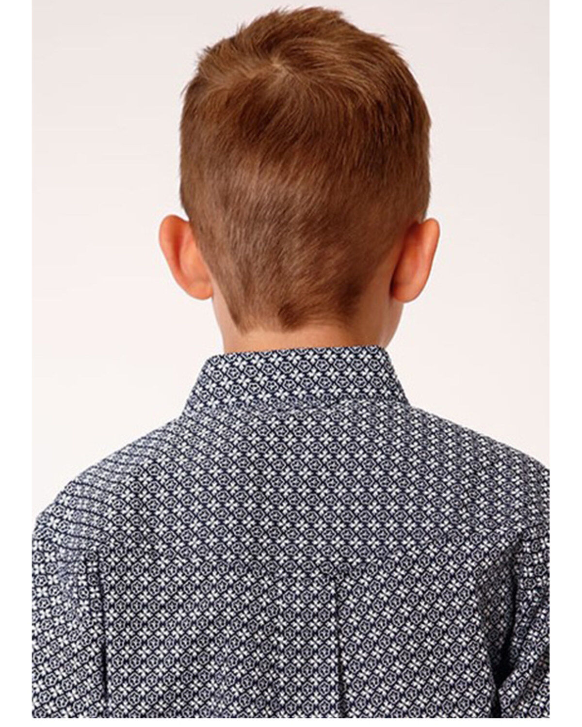 Roper Boys' Amarillo Floral Print Long Sleeve Western Button-Down Shirt