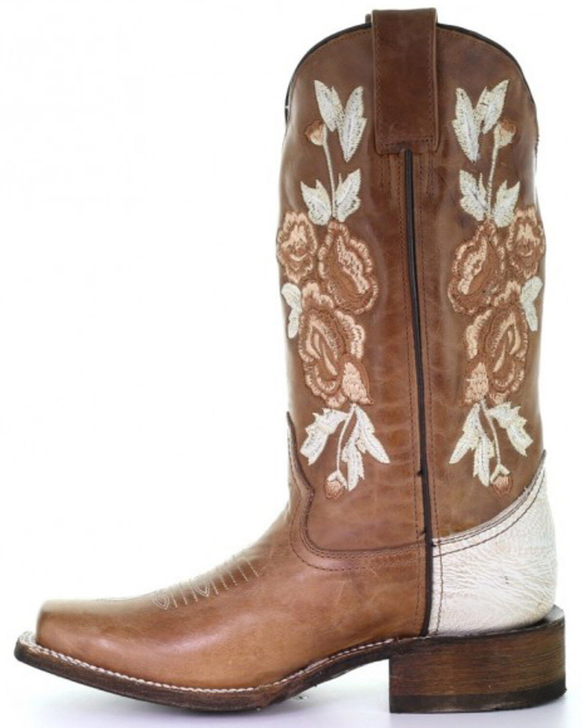 Corral Women's Honey Floral Western Boots - Square Toe