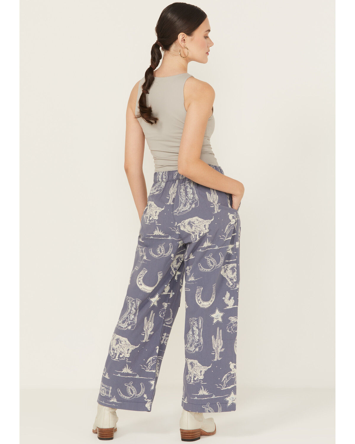Free People Women's Seaside Rodeo Time Wide Leg Pants