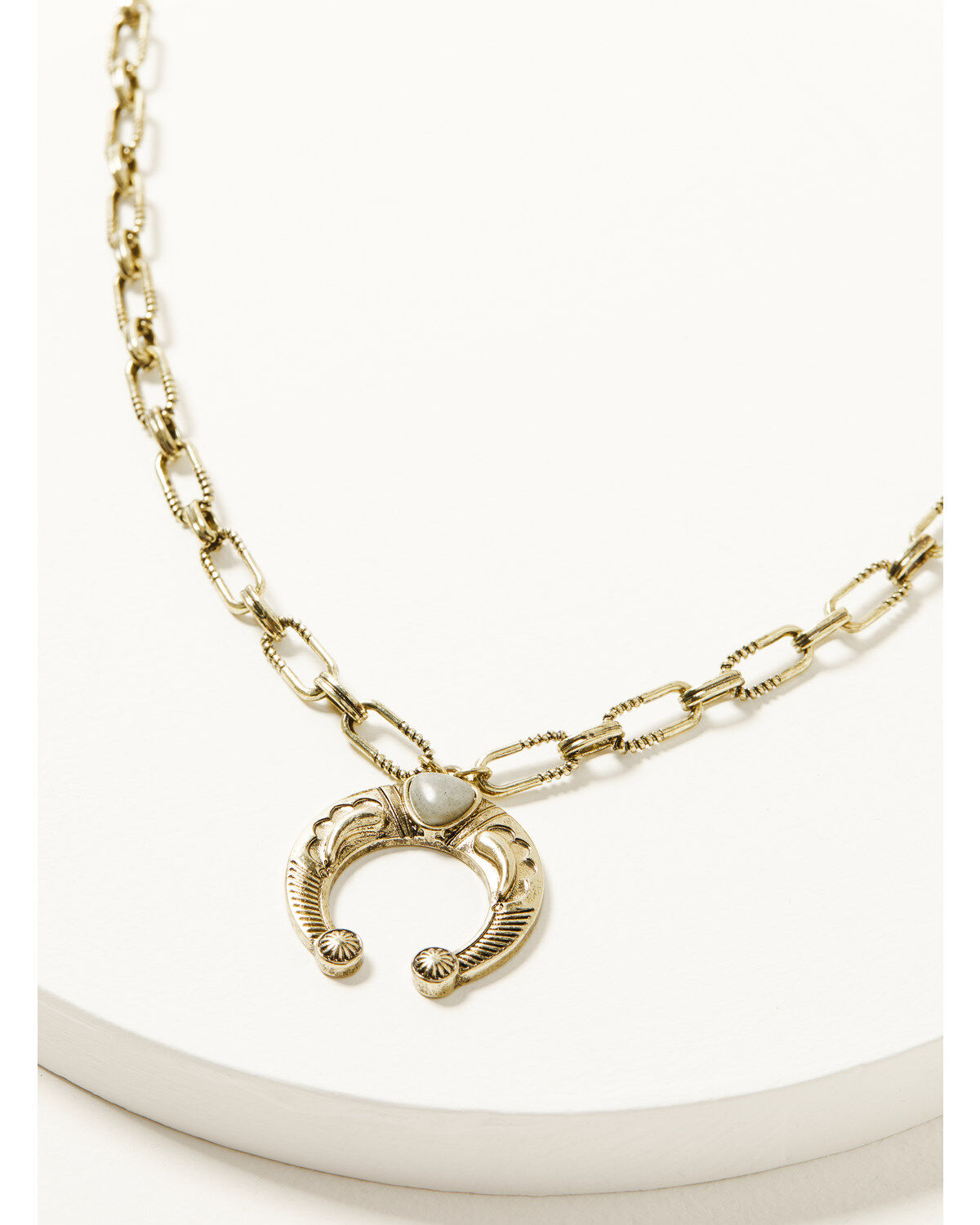 Shyanne Women's Soleil Squash Blossom Gold Necklace