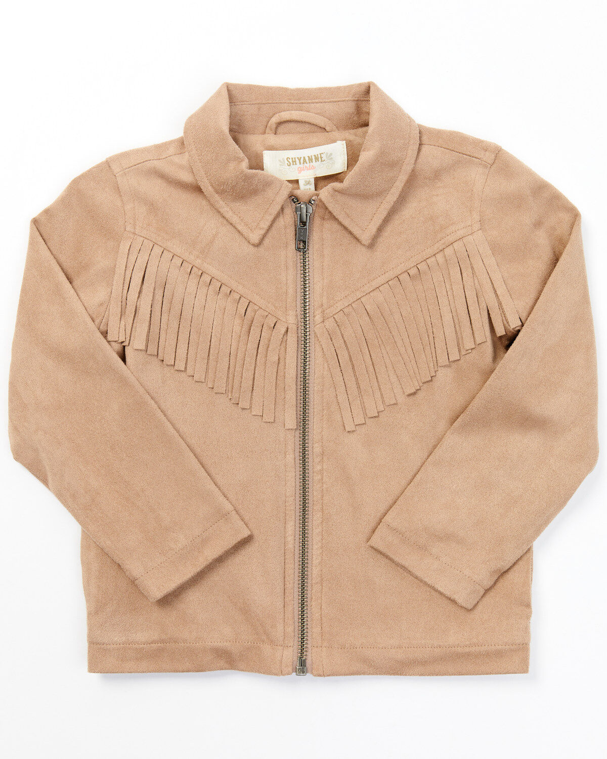 Shyanne Toddler Girls' Faux Suede Fringe Jacket