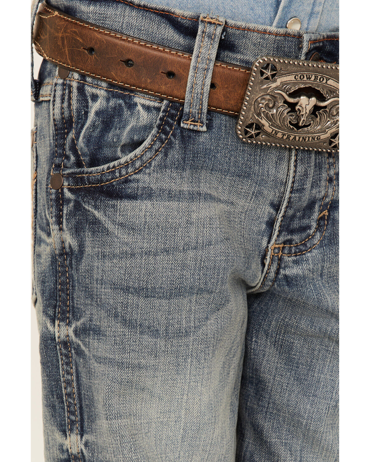 Wrangler Little Boys' Greeley Relaxed Bootcut Jeans