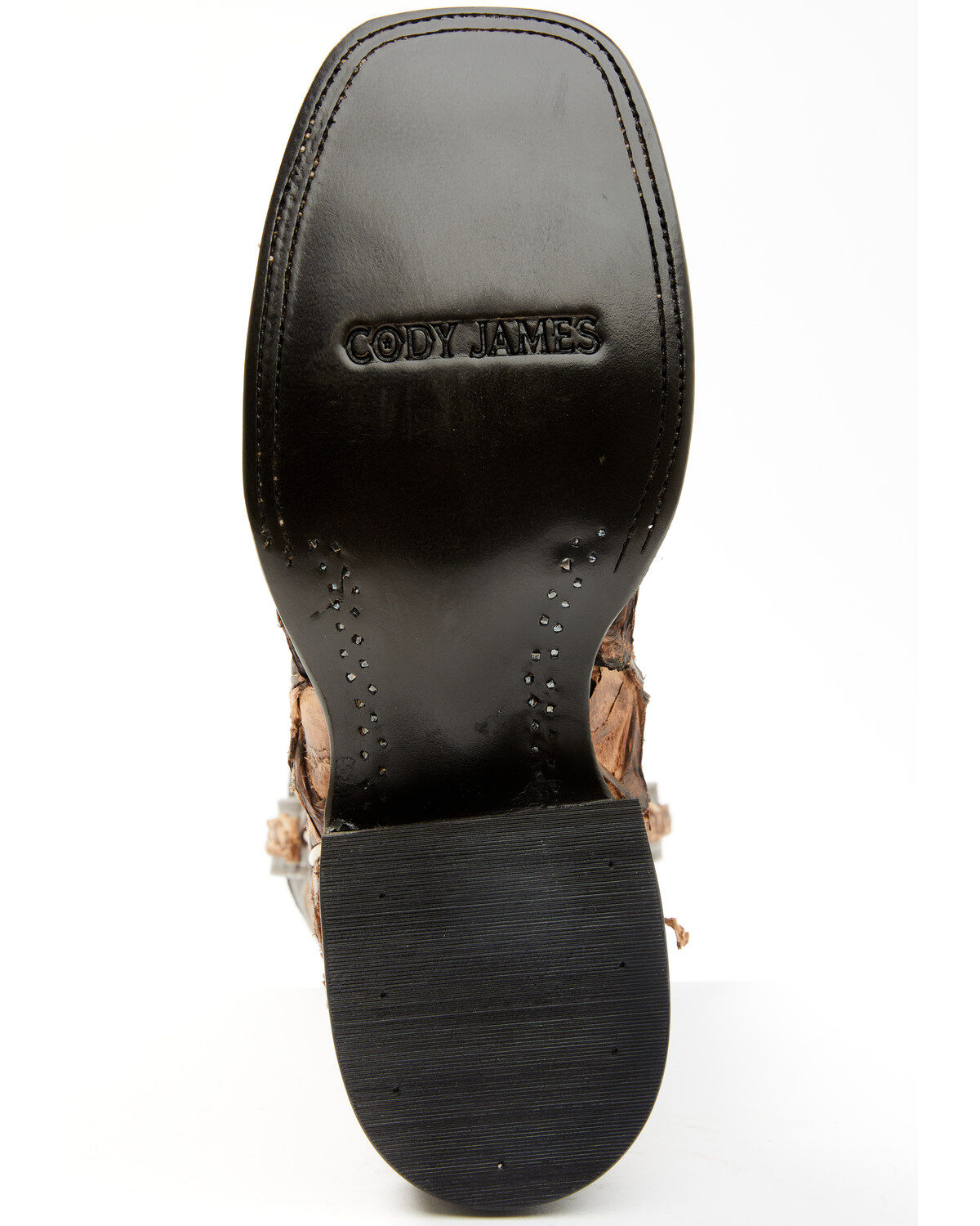 Cody James Men's Exotic Pirarucu Western Boots - Broad Square Toe