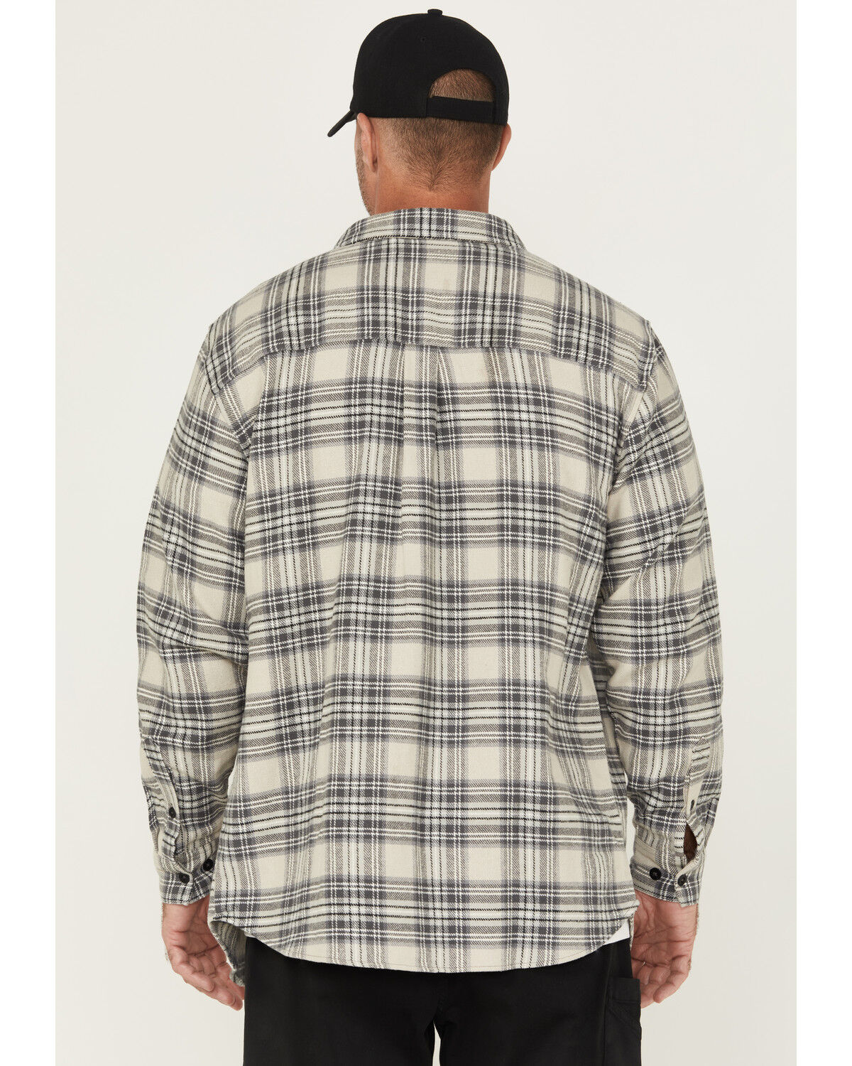 Thorogood Men's Plaid Print Heavyweight Brushed Flannel Long Sleeve Button-Down Shirt