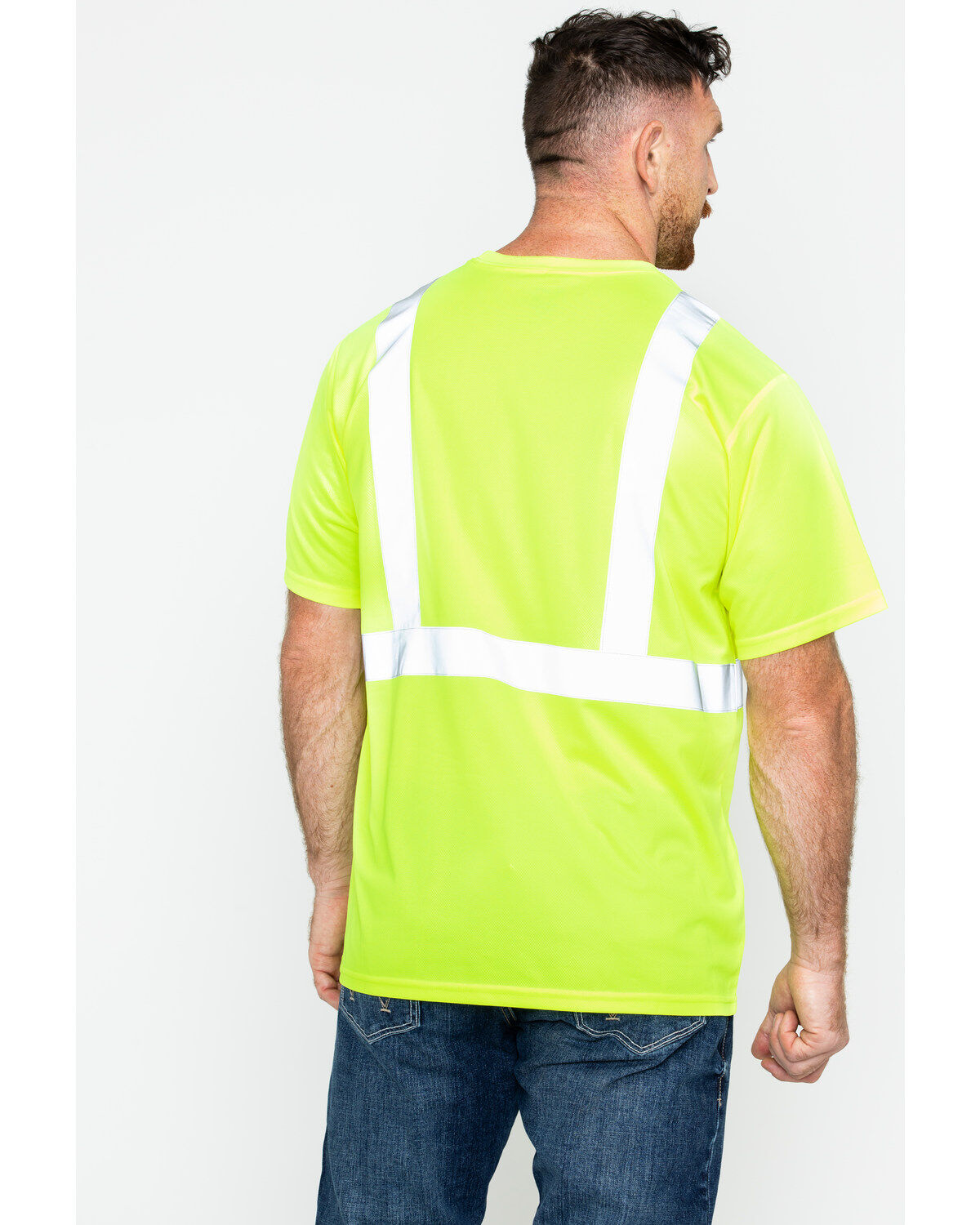 Hawx Men's Reflective Short Sleeve Work T-Shirt