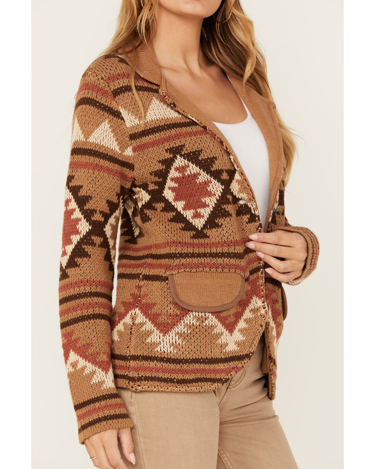 Tasha Polizzi Women's Southwestern Print Felina Blazer