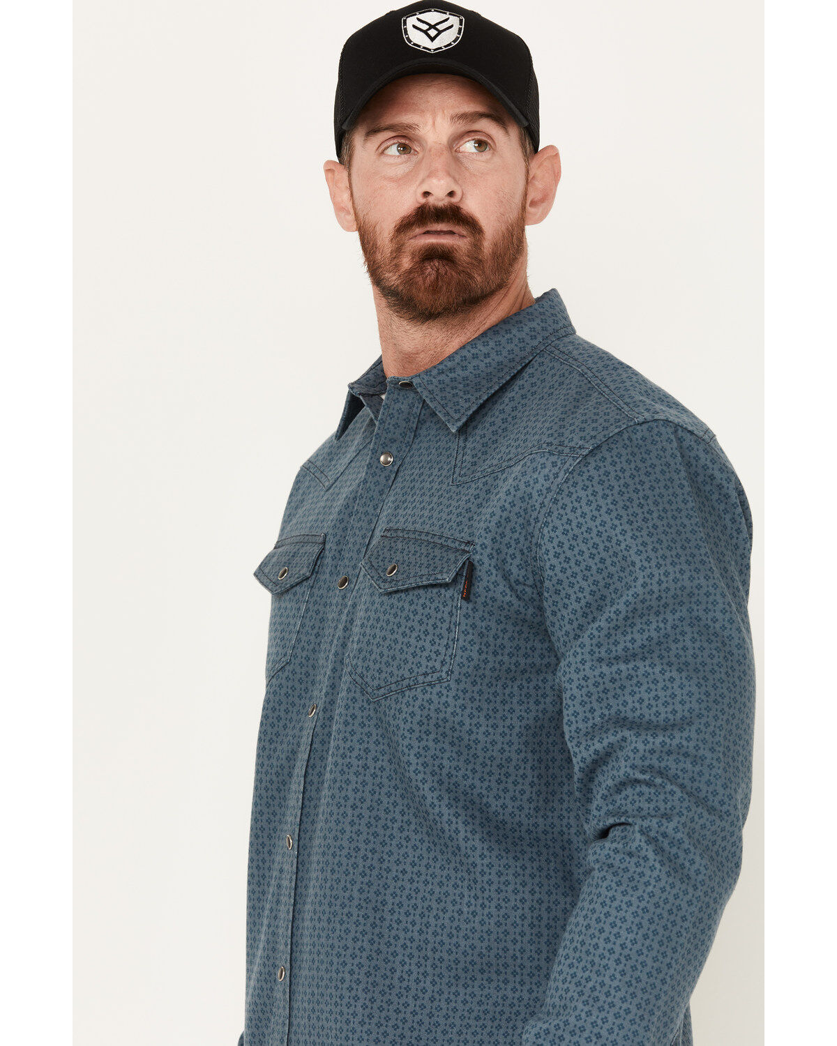 Cody James Men's FR Long Sleeve Pearl Snap Work Shirt