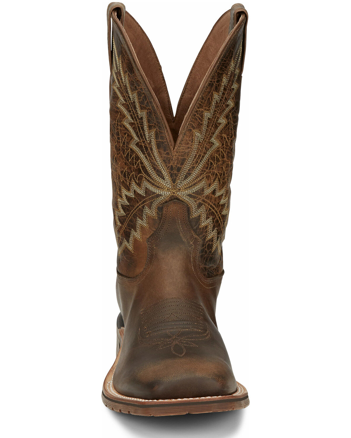 Tony Lama Men's Bowie Oak Western Boots - Broad Square Toe