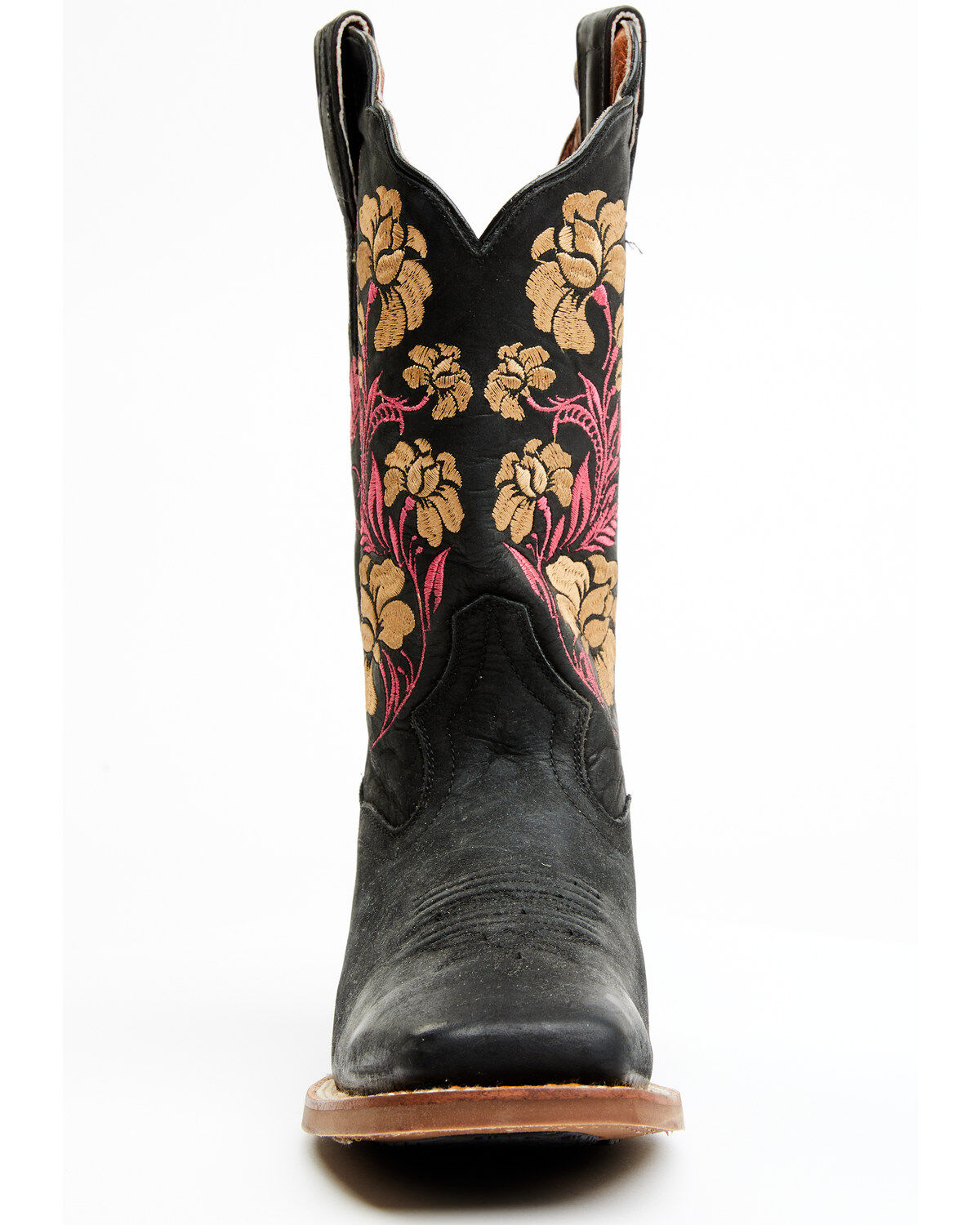 Dan Post Women's Asteria Floral Western Performance Boots - Broad Square Toe