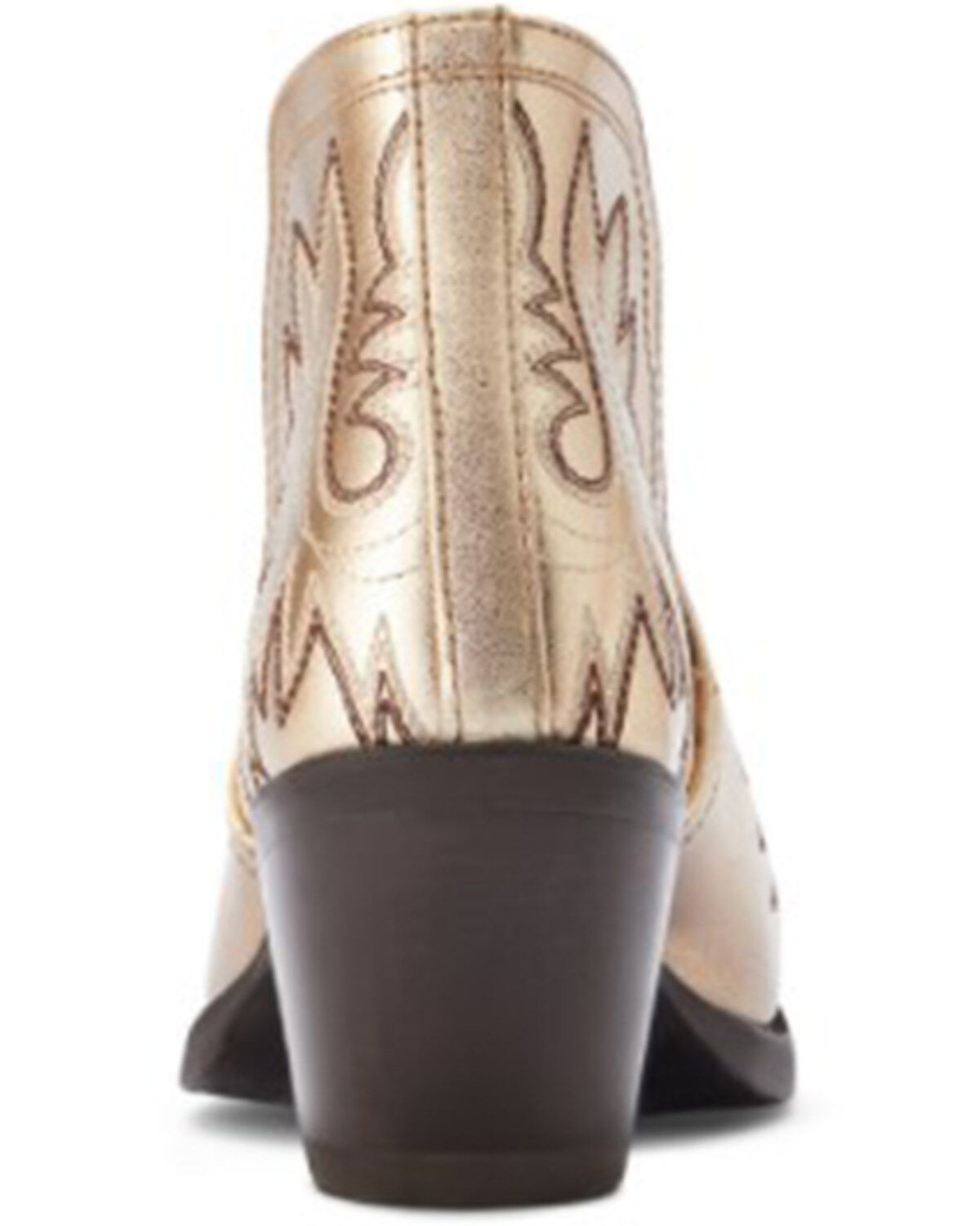 Ariat Women's Dixon Gold Buckle Western Booties - Snip Toe