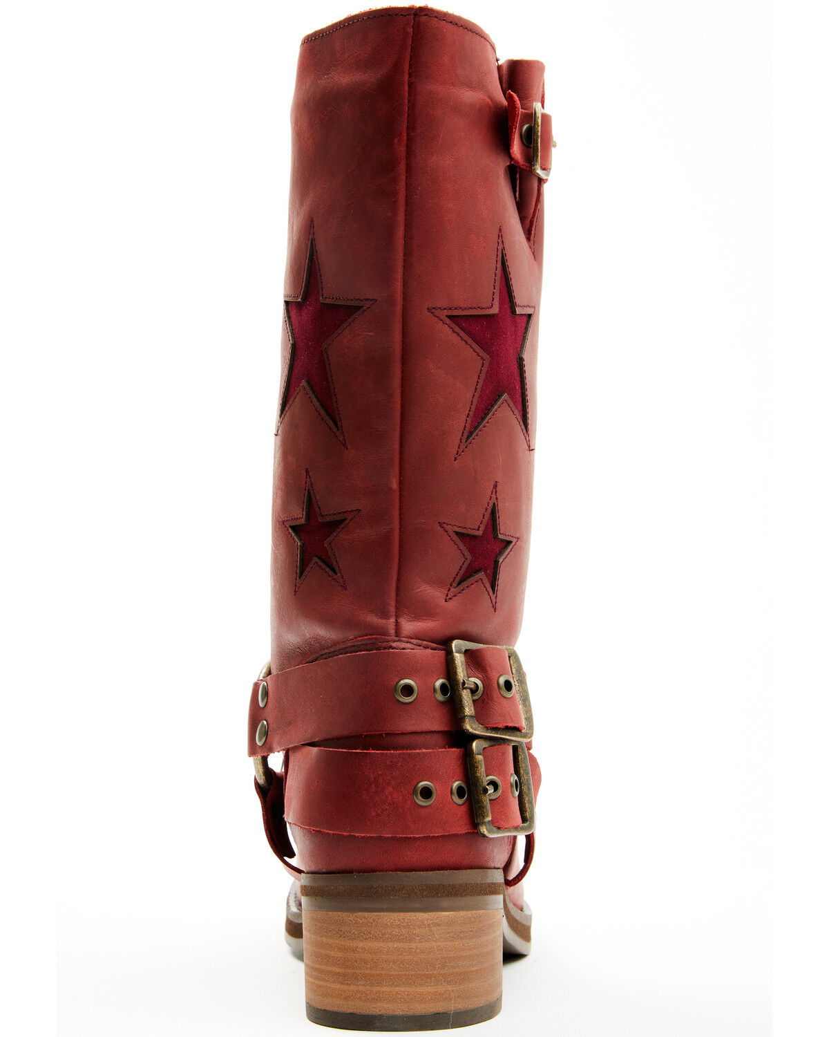 Dingo Women's Blacklist Harness Boots - Round Toe