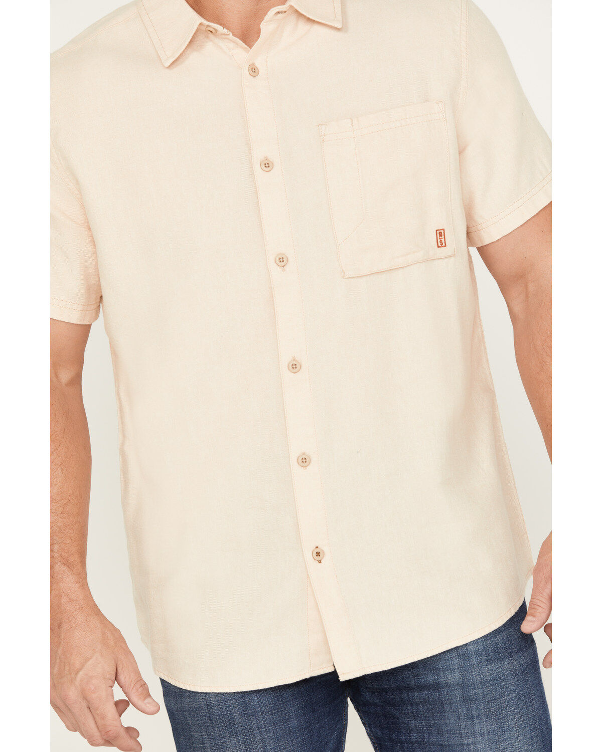 Brothers and Sons Men's Casual Short Sleeve Button-Down Western Shirt
