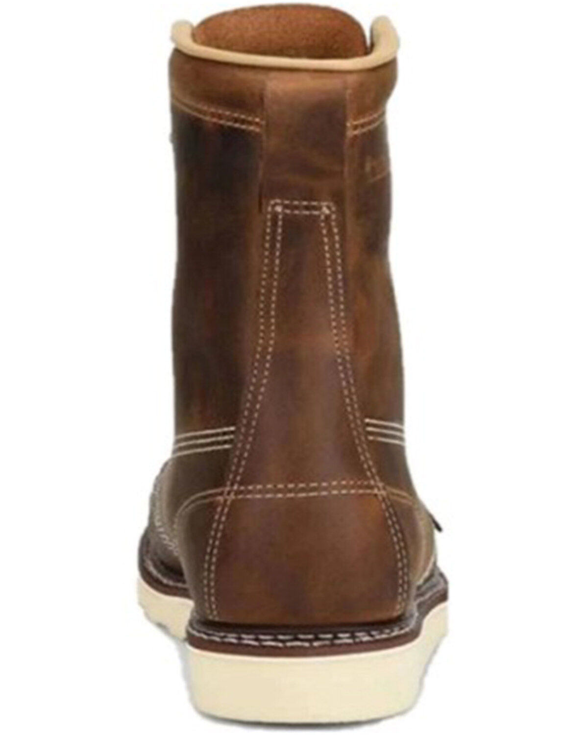 Carolina Men's 8" Lace-Up Work Boots - Moc Toe