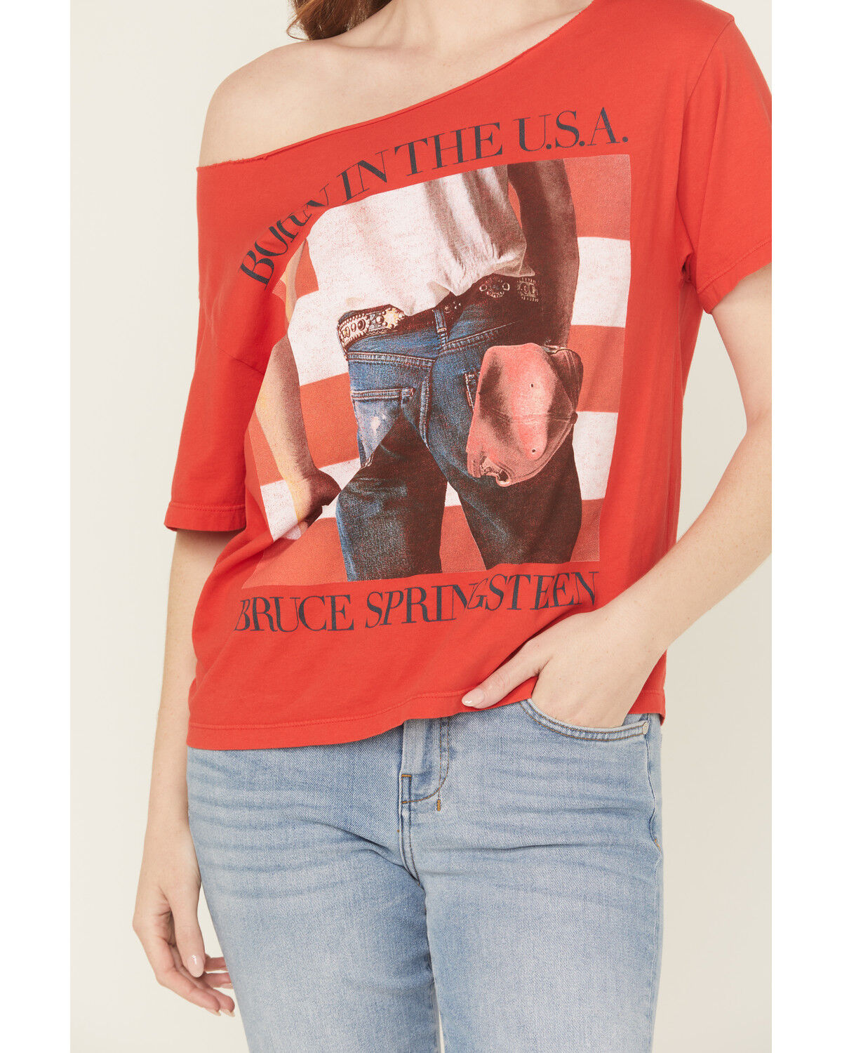 Day Dreamer Women's Bruce Springsteen Born In The USA Short Sleeve Graphic Tee