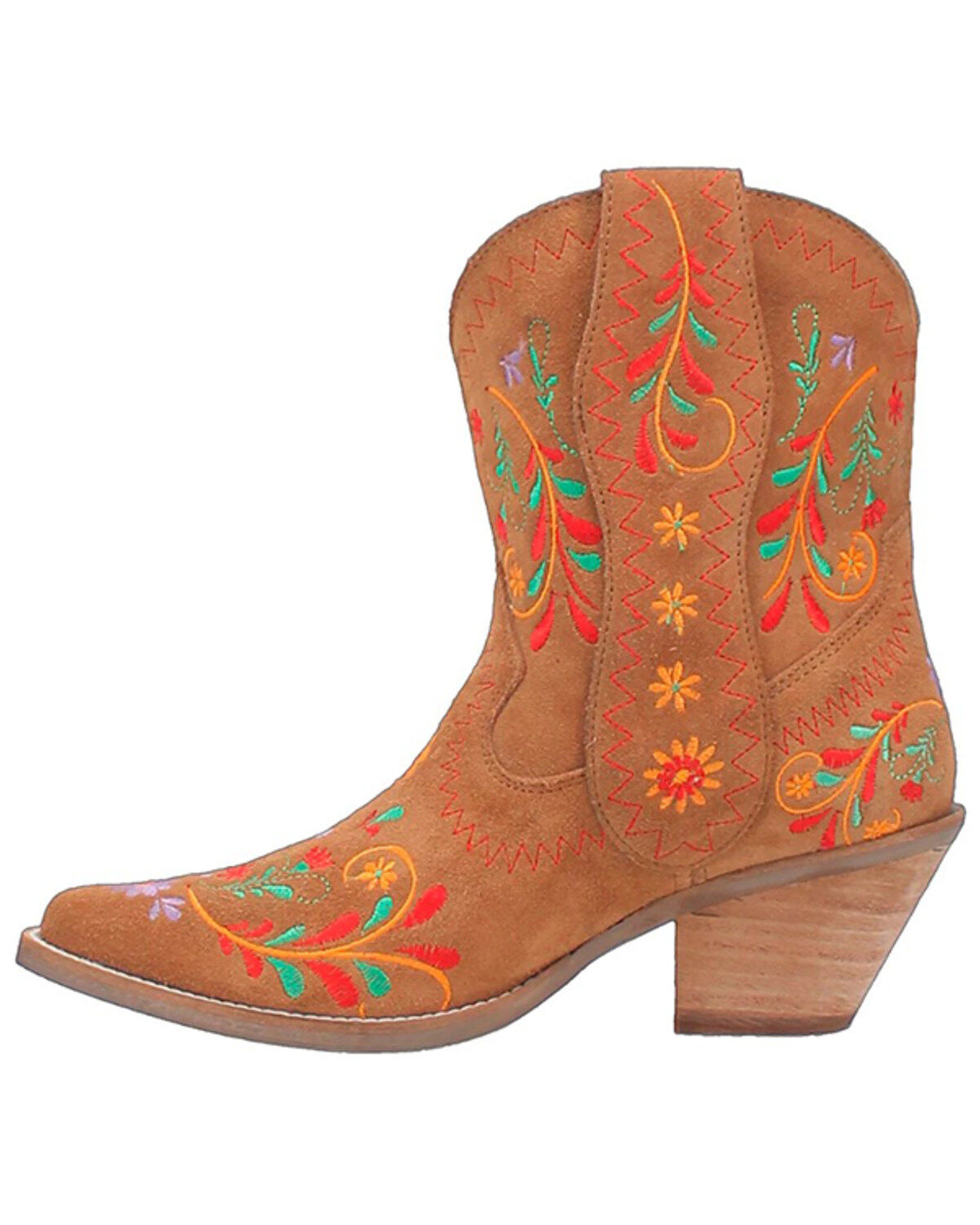 Dingo Women's Sugar Bug Suede Fashion Booties - Round Toe