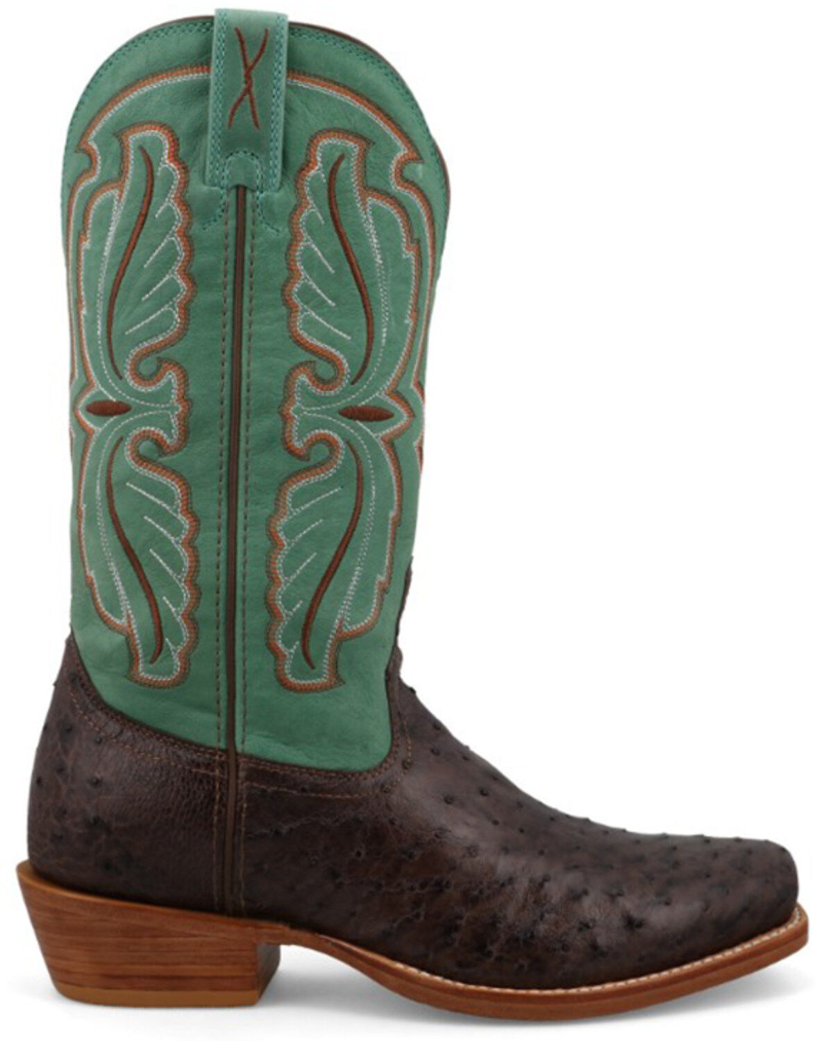 Twisted X Men's Reserve Exotic Full Quill Ostrich Western Boots - Square Toe