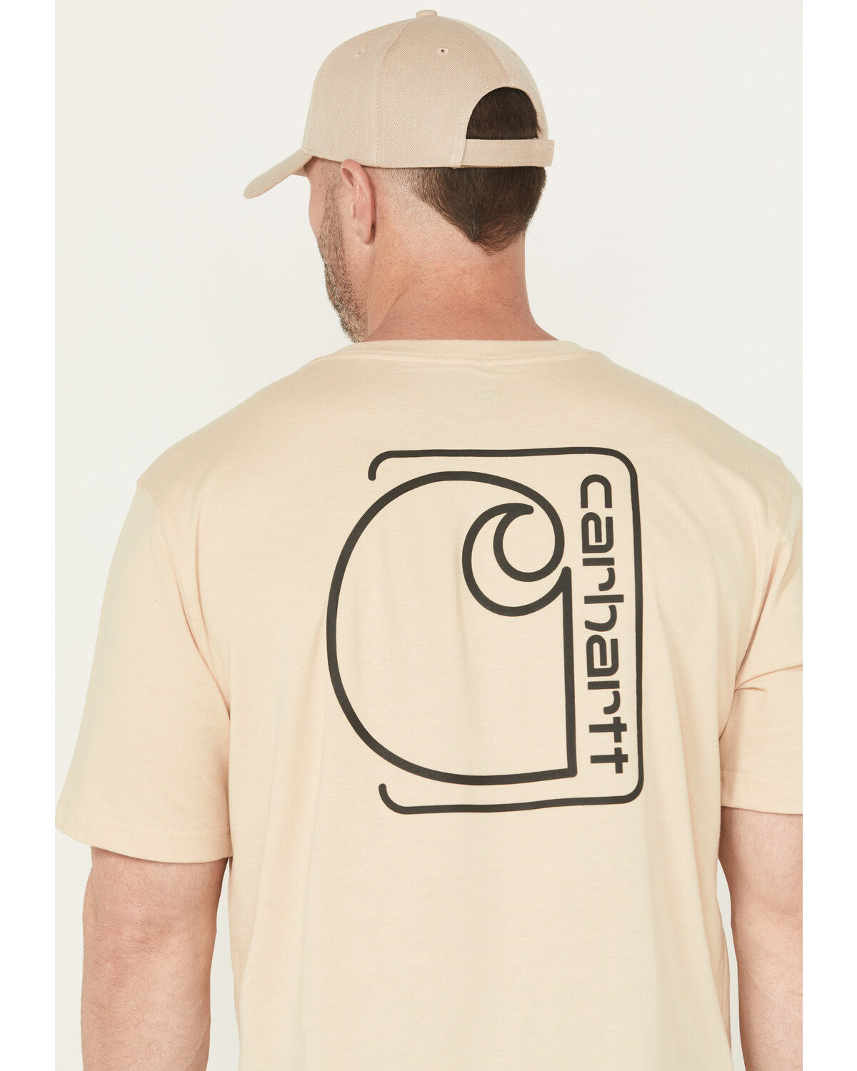 Carhartt Men's Relaxed Fit Lightweight C Graphic Short Sleeve Pocket Shirt