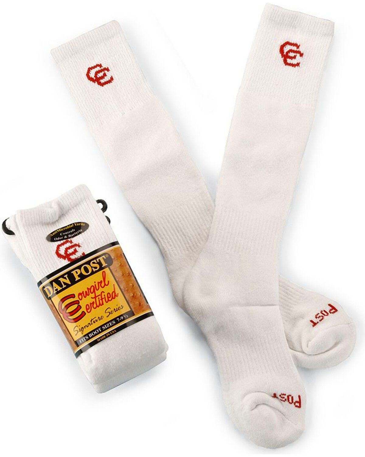 Dan Post Women's Cowgirl Certified Boot Socks - 2 Pack
