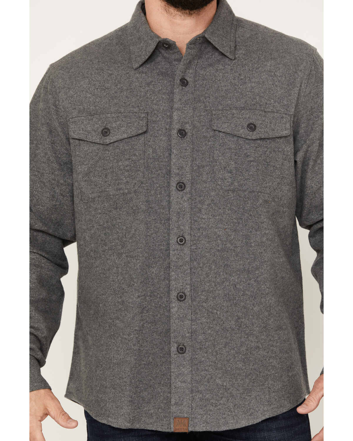 Dakota Grizzly Men's Major Chamois Button Down Long Sleeve Western Shirt/ Sent to studio 12/7/22 AR