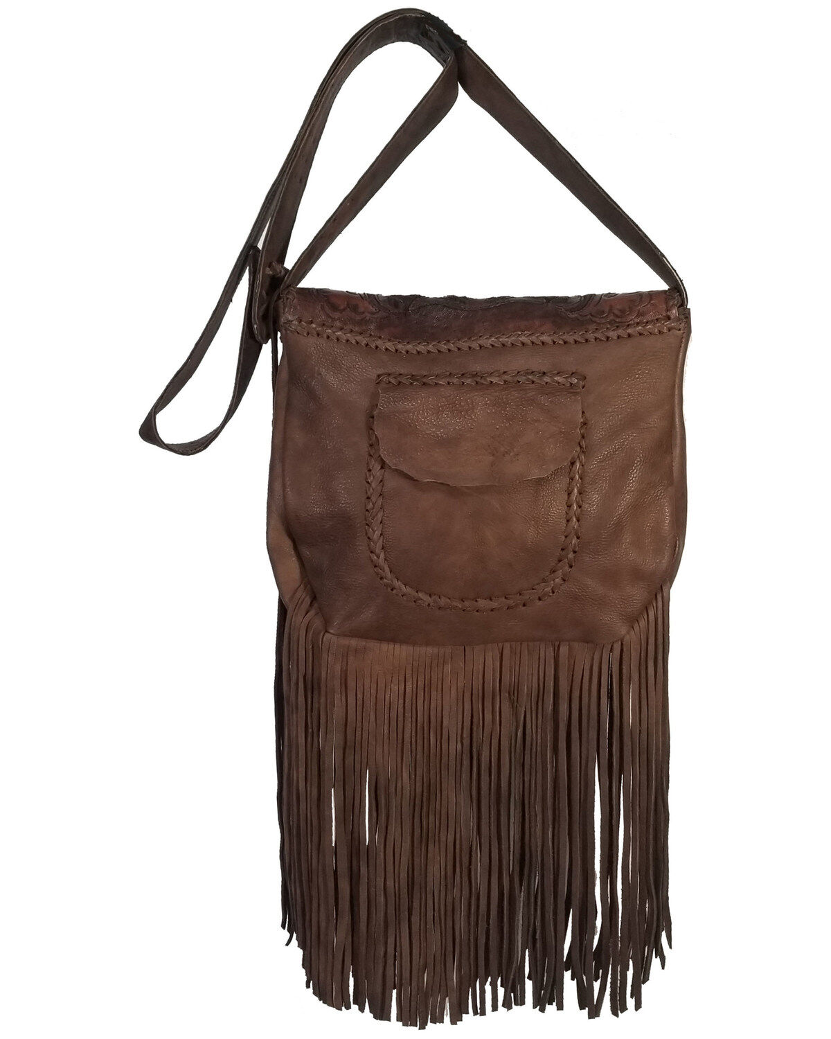 Kobler Leather Women's Tooled Crossbody Bag