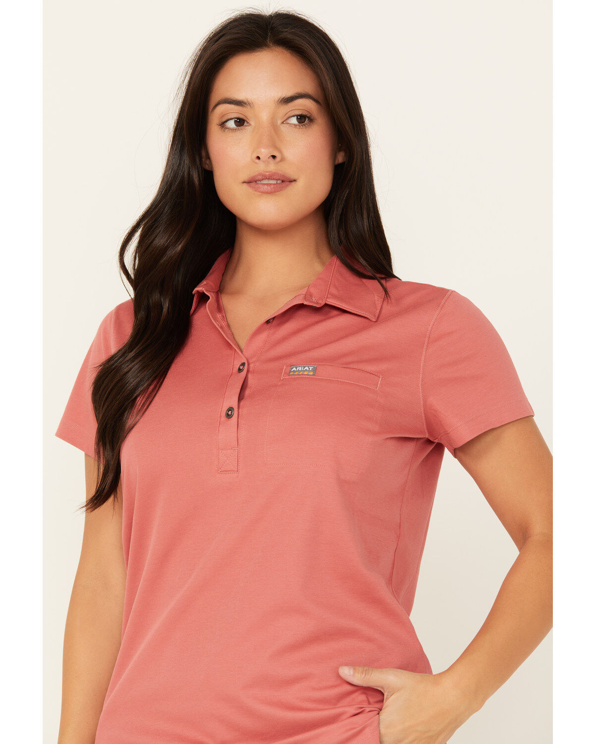 Ariat Women's Rebar Foreman Short Sleeve Polo Shirt