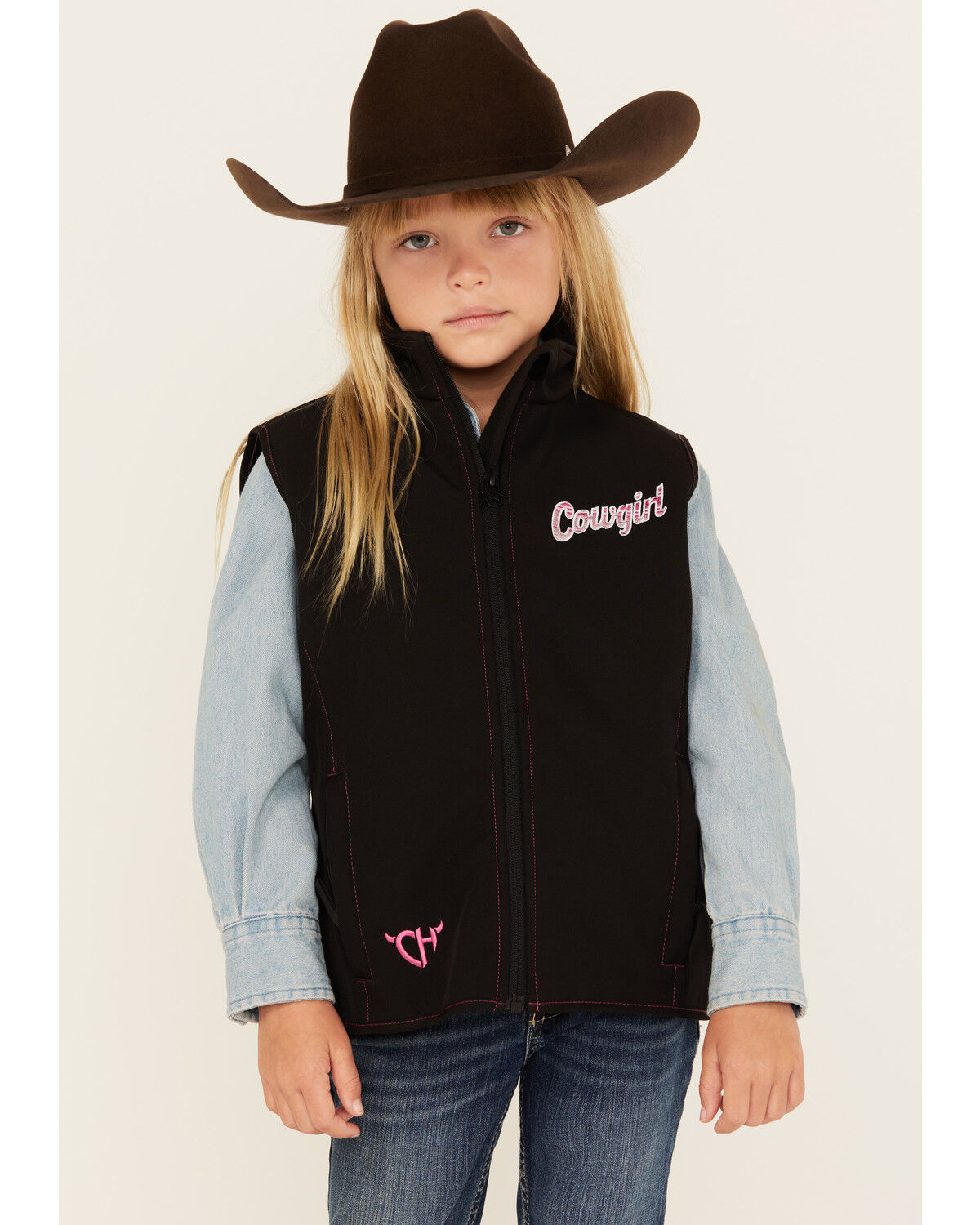 Cowgirl Hardware Girls' Sassy Cowgirls Vest