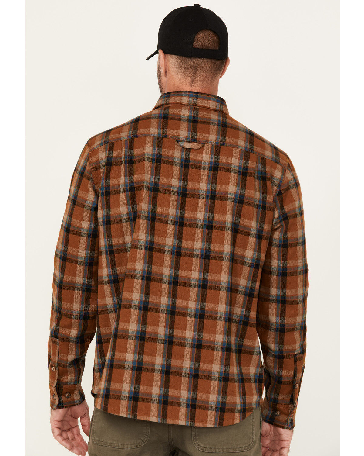 Lucky Brand Workwear Men's Framework Plaid Print Long Sleeve Button-Down Flannel Work Shirt