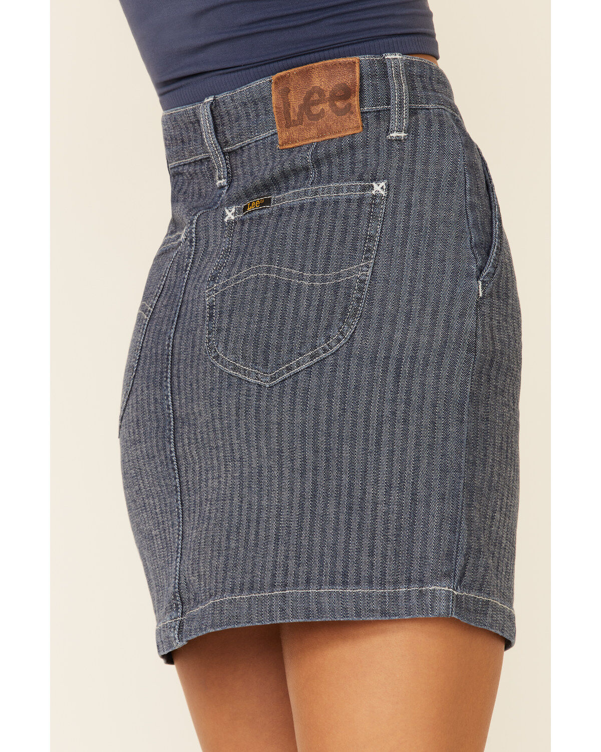 Lee Women's Herringbone Mini Skirt