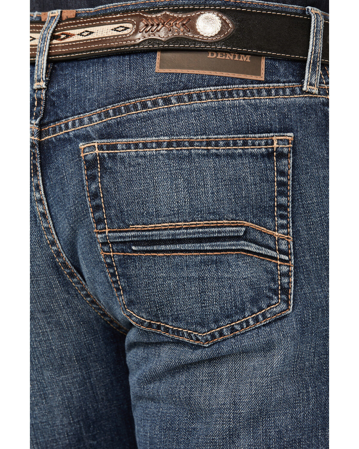 Ariat Men's M2 Marty Dark Wash Relaxed Bootcut Rigid Jeans