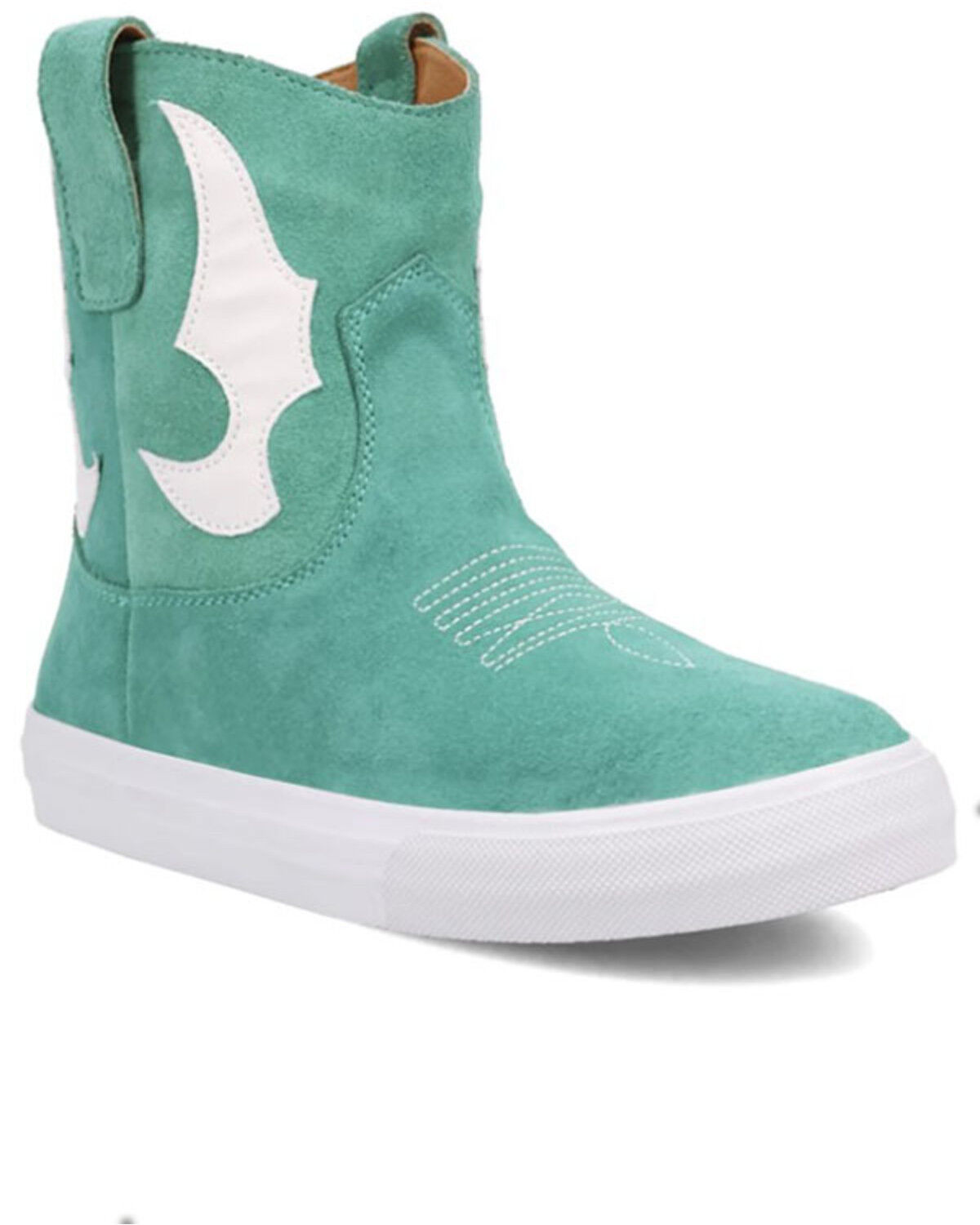 Dingo Women's Ollie Suede Casual Boots - Round Toe