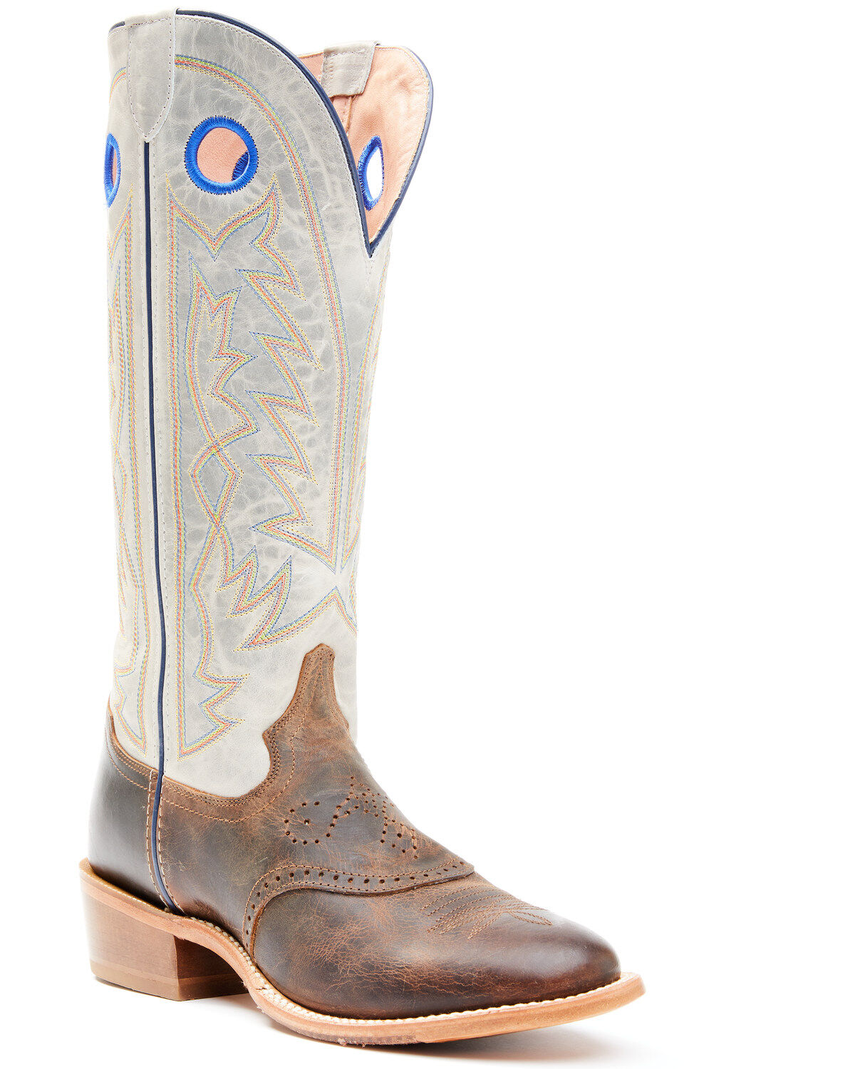 Tony Lama Men's Henley Grey Top Western Boots - Round Toe