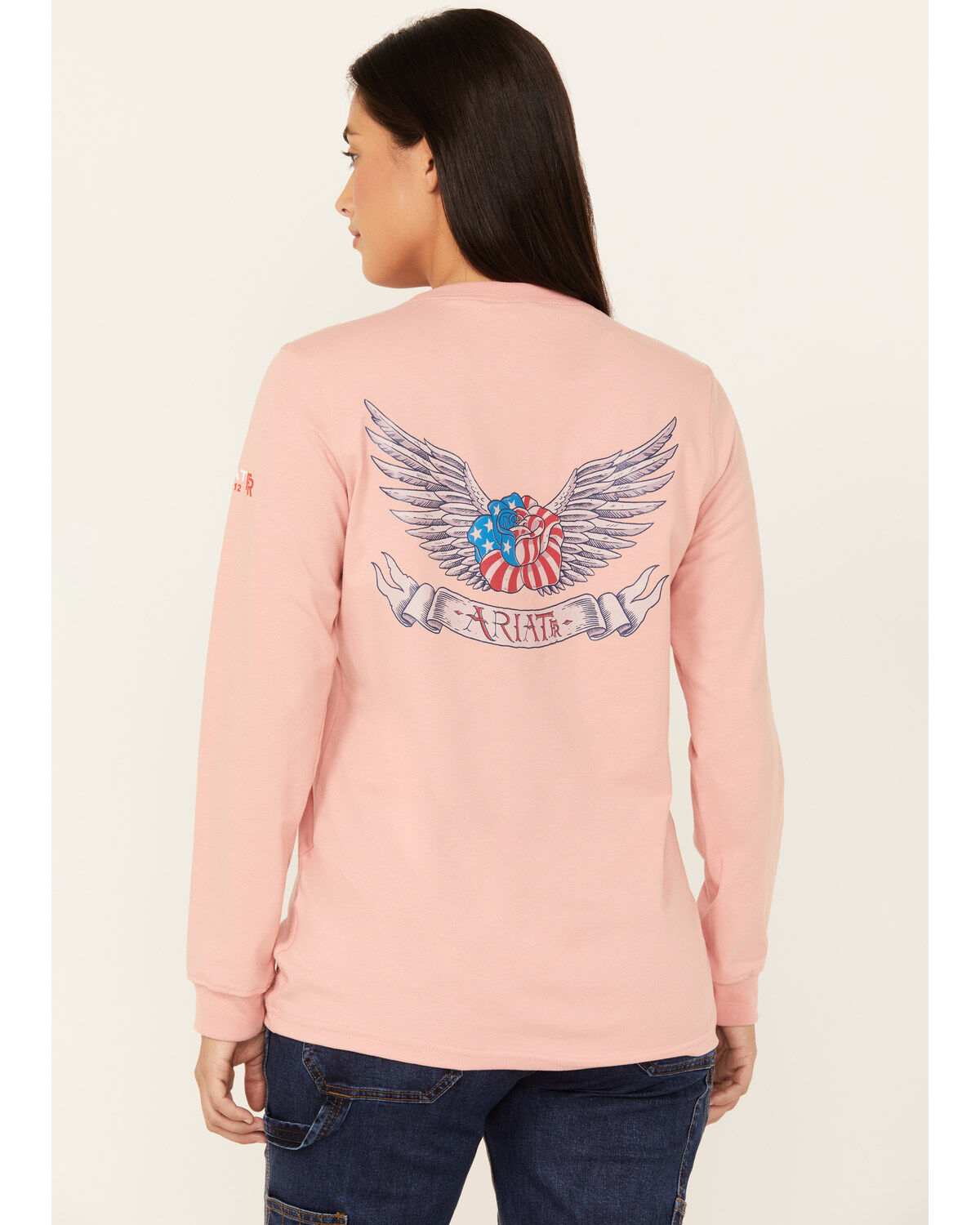 Ariat Women's FR American Rose Long Sleeve Work T-Shirt