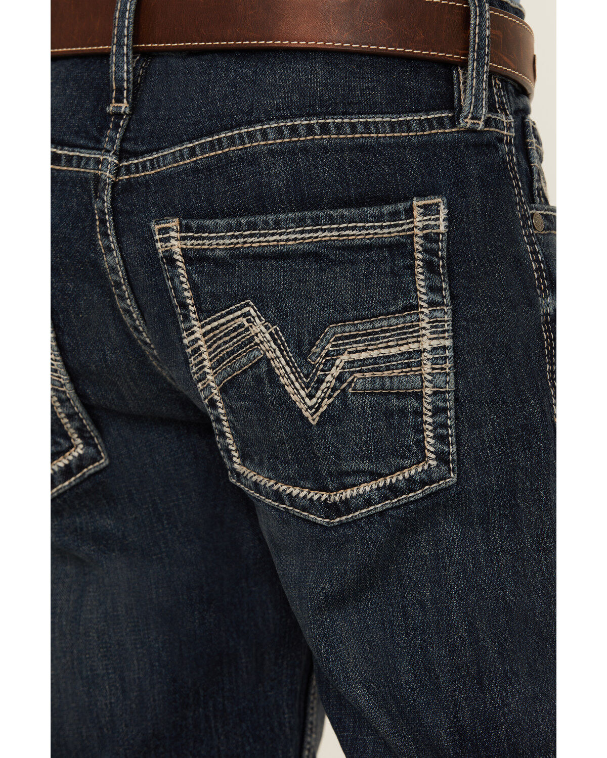 Cody James Boys' Dark Wash Moonlight Slim Bootcut Stretch Denim Jeans