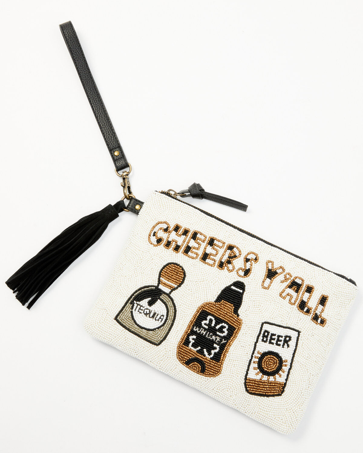 Shyanne Women's Beaded Cheers Y'all Clutch