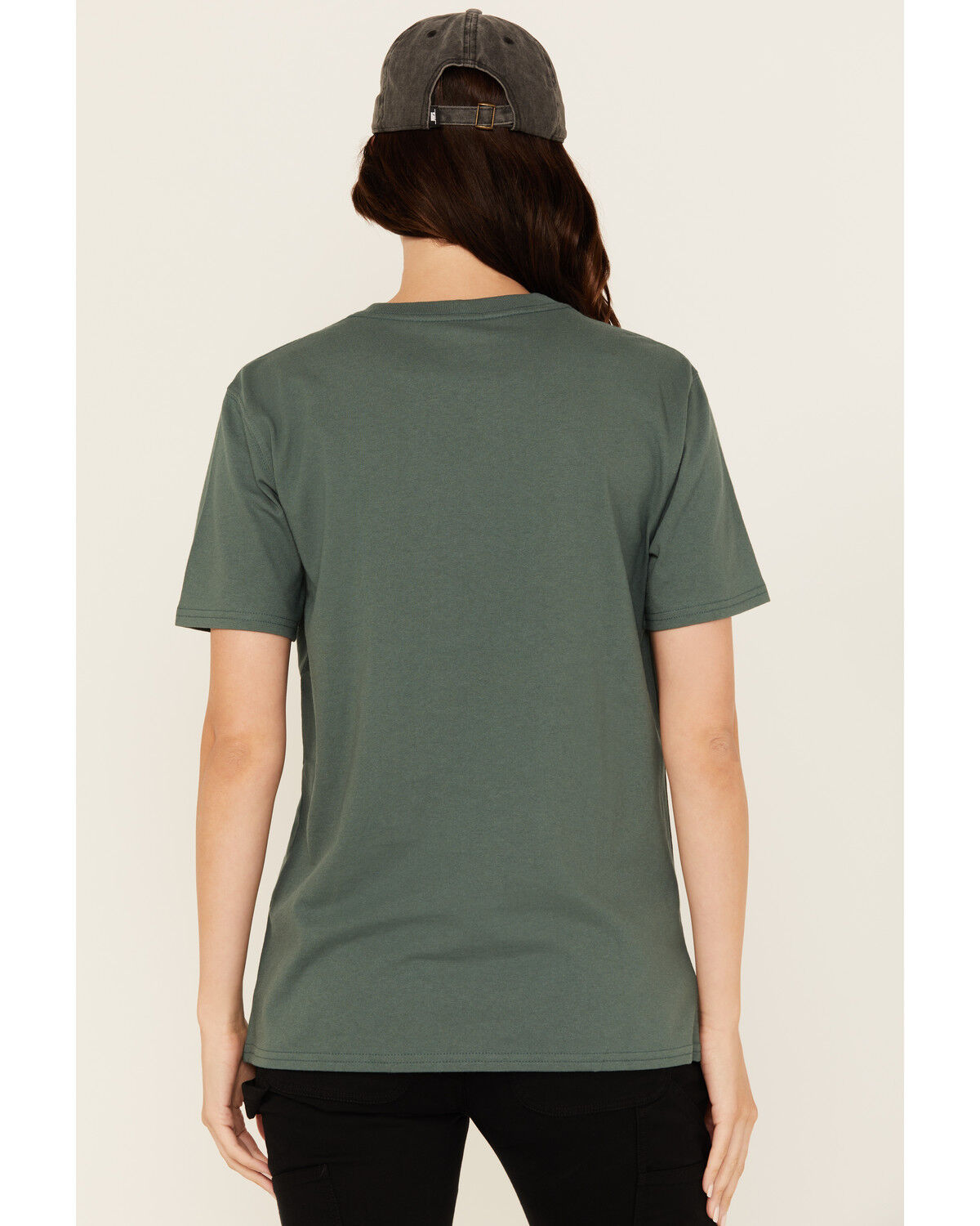 Carhartt Women's Logo Loose Fit Heavyweight Short Sleeve Pocket Tee