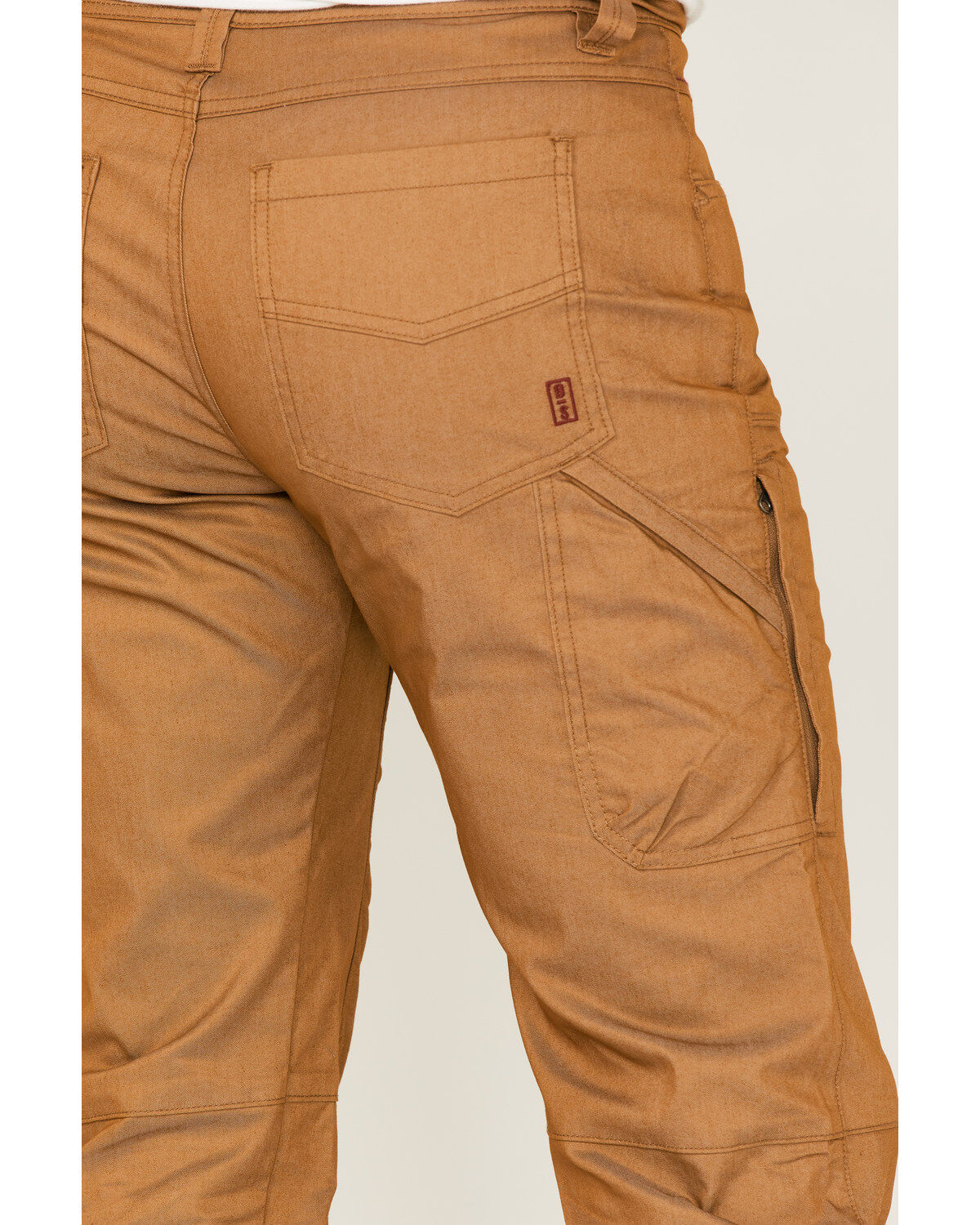 Brothers and Sons Men's Outdoor Utility Khaki Outdoor Stretch Carpenter Pants