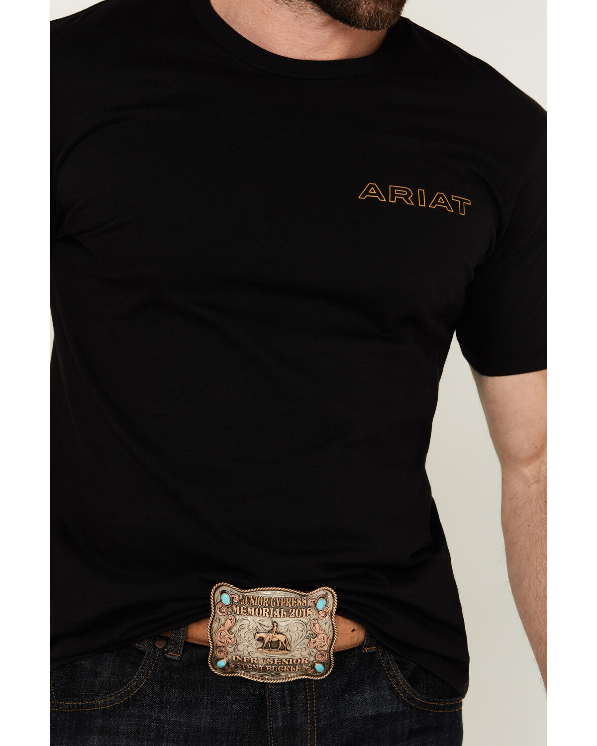 Ariat Men's Western Wear Cowboy Short Sleeve Graphic T-Shirt