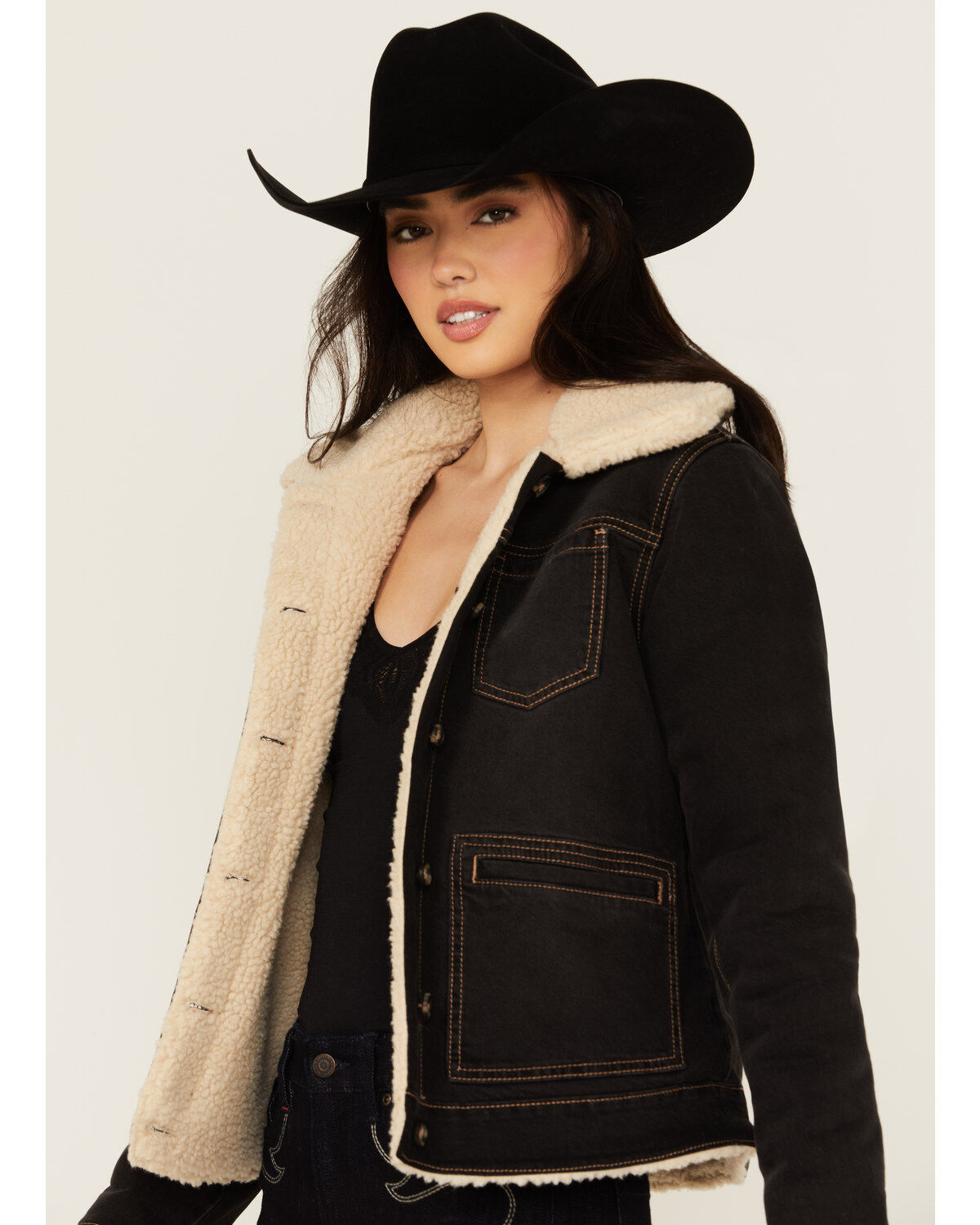 Idyllwind Women's Blackburn Reversible Denim Sherpa Jacket