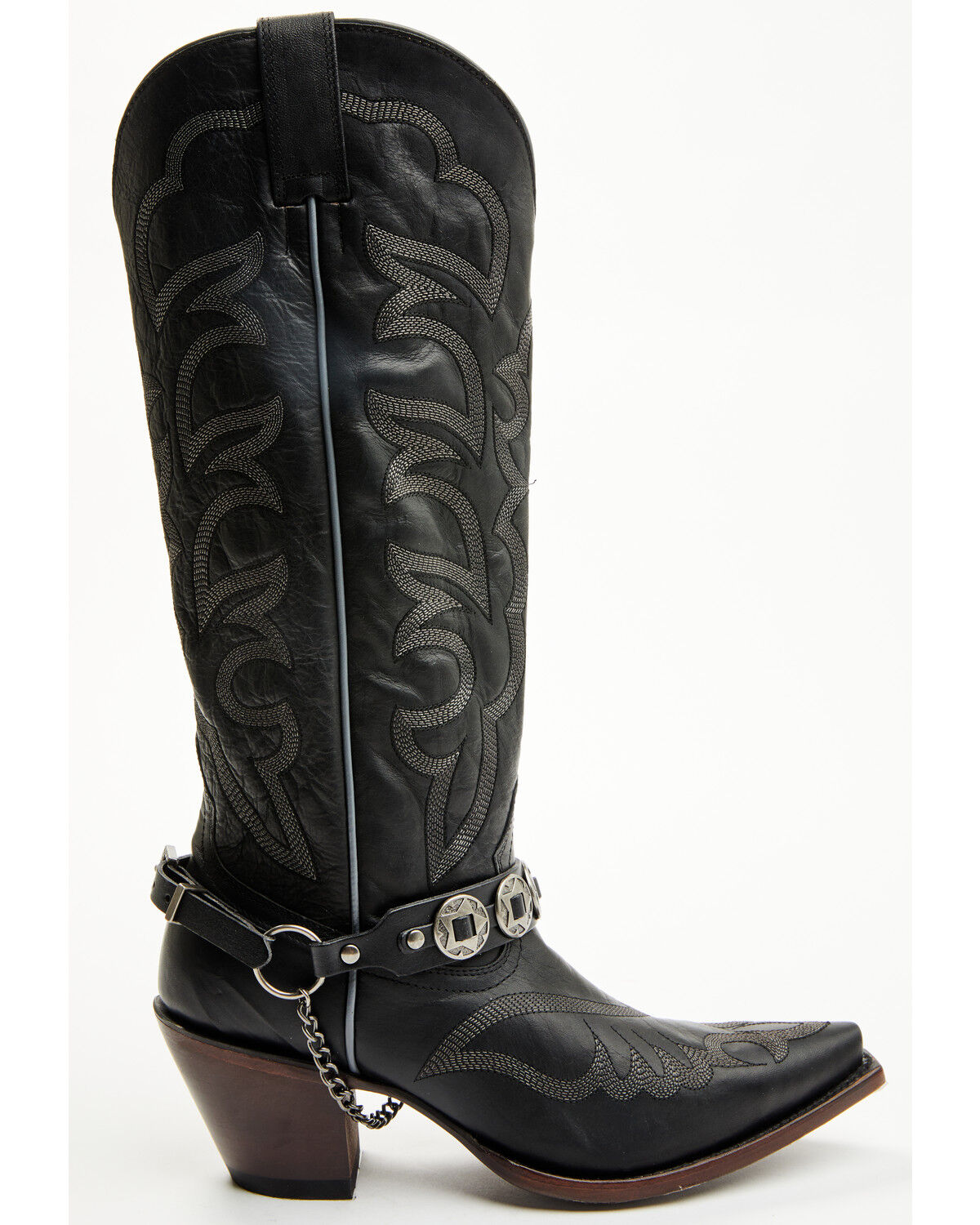 Shyanne Women's Leather and Concho Boot Bracelet