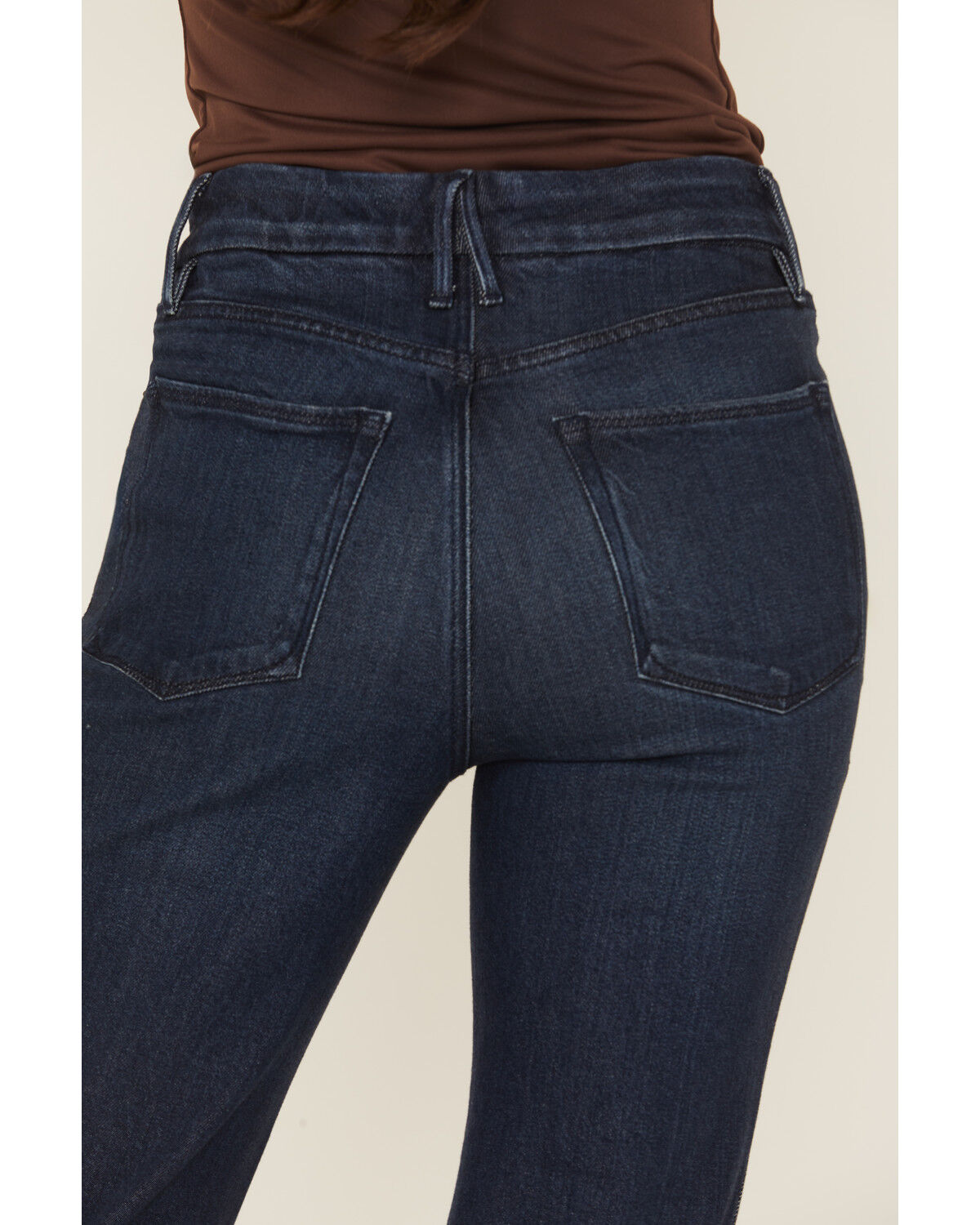 Good American Women's Good Classic Dark Wash High Rise Bootcut Stretch Denim Jeans